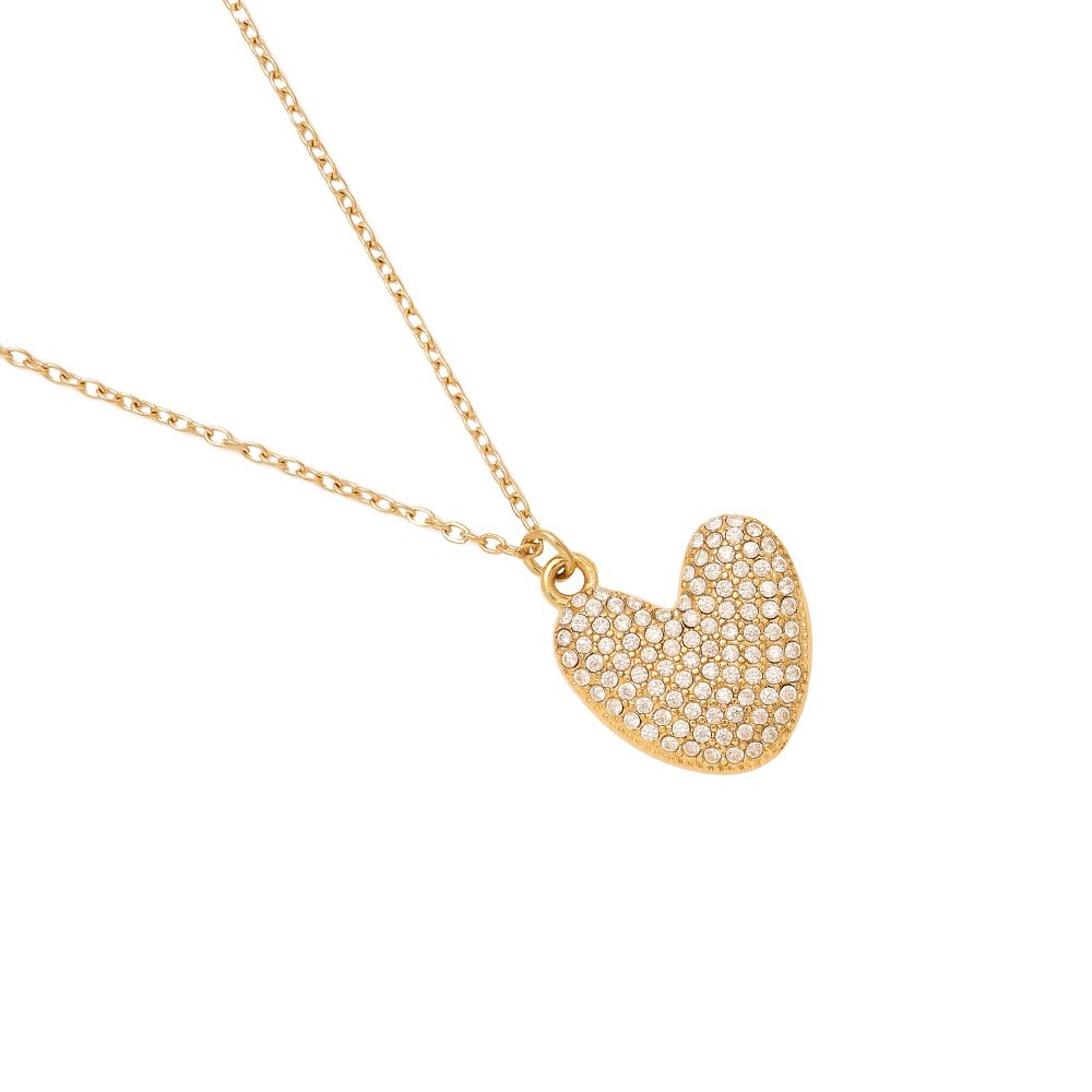 Kabarcık Harfli Elmas Kolye