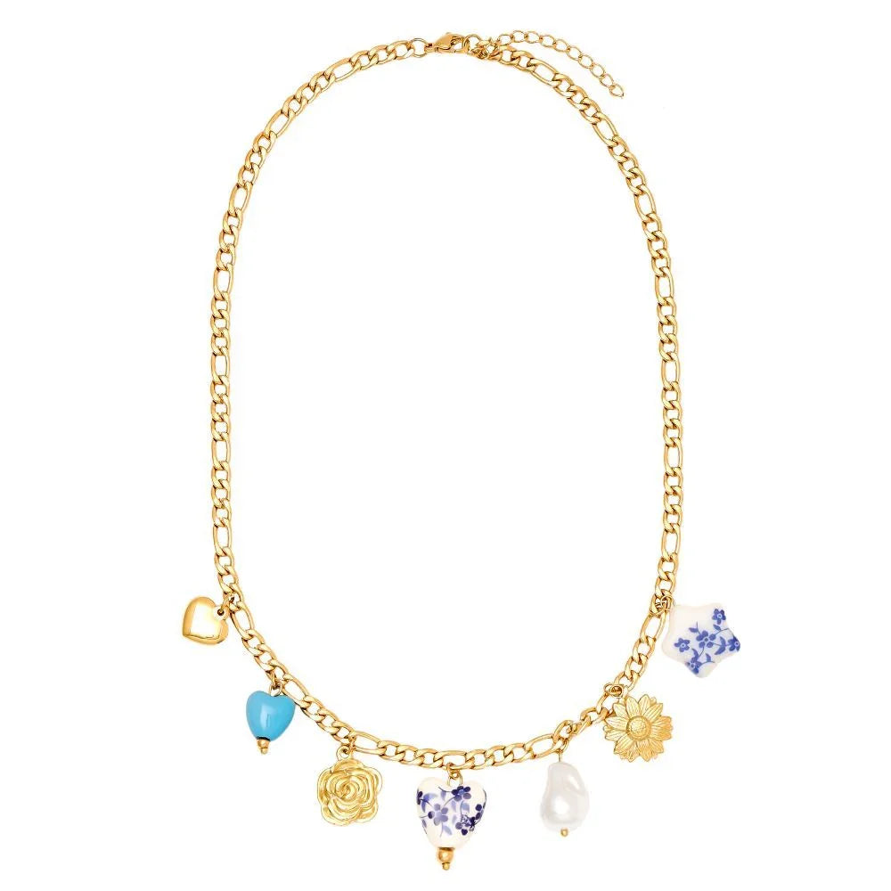 Kette Charm Fancy Blue - NK Accessoires