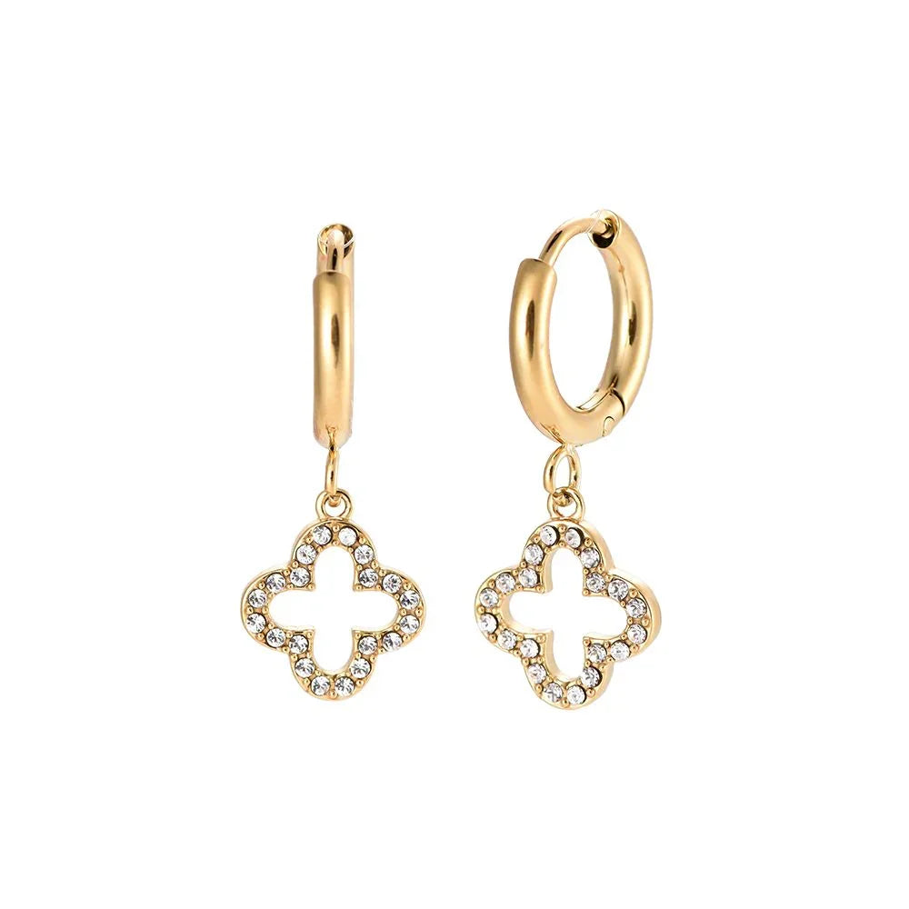 Creolen Clover Shine - NK Accessoires