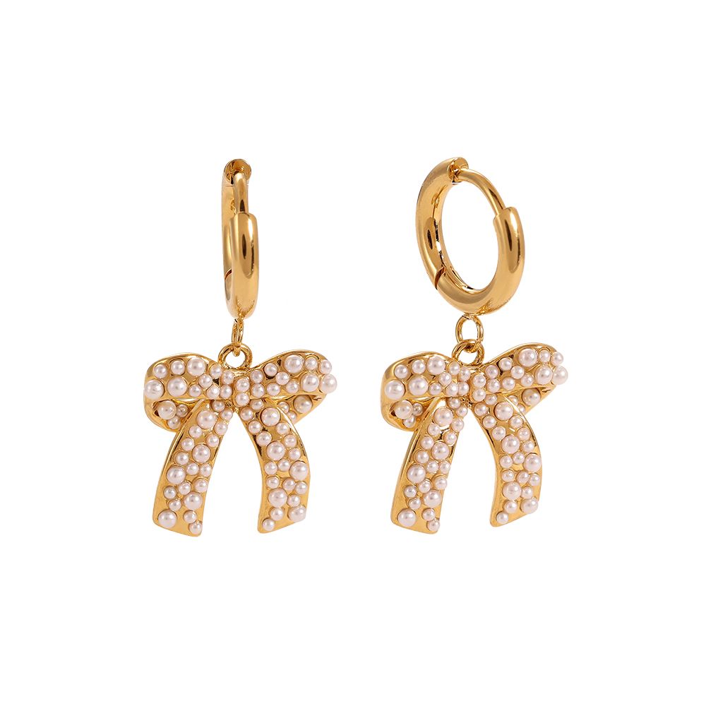 Yay İnci Halka Küpeler