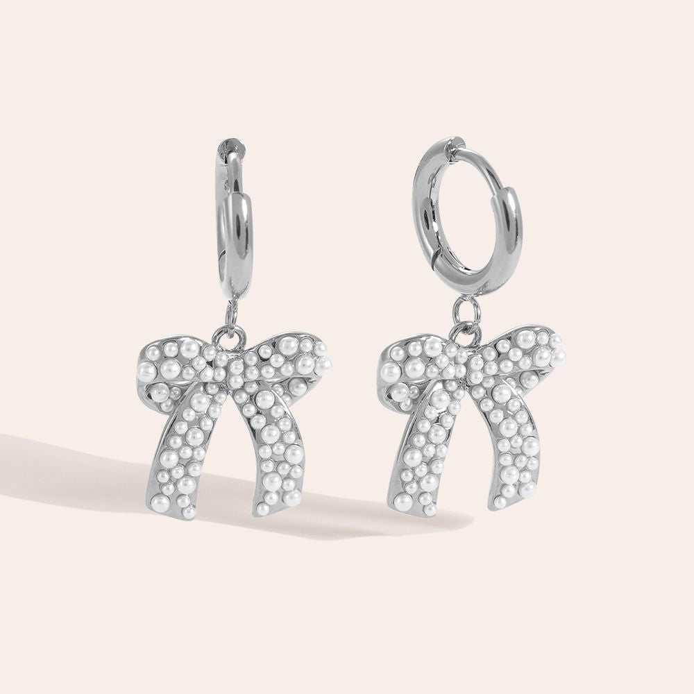 Yay İnci Halka Küpeler