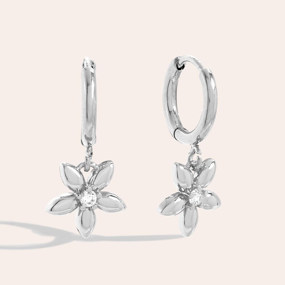 Tatlı Çiçek halka küpeler