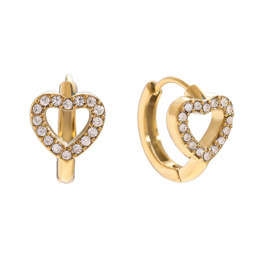 Creolen Mini Heart Shine