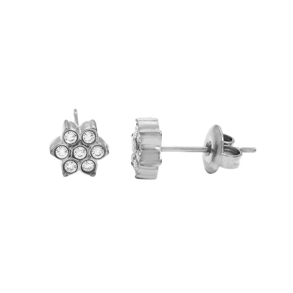 Ohrstecker Flower Diamond