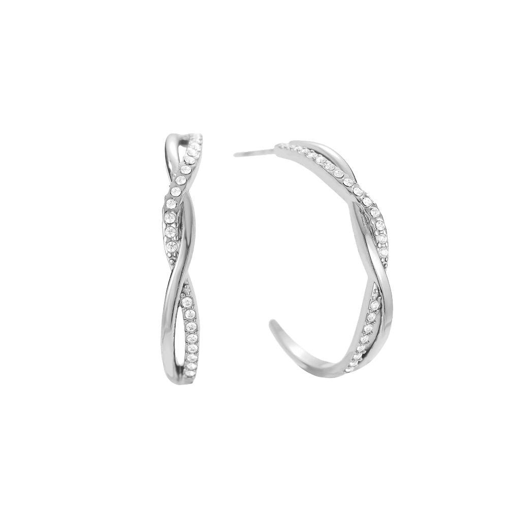 Ohrringe Fine Twist - 18K vergoldet