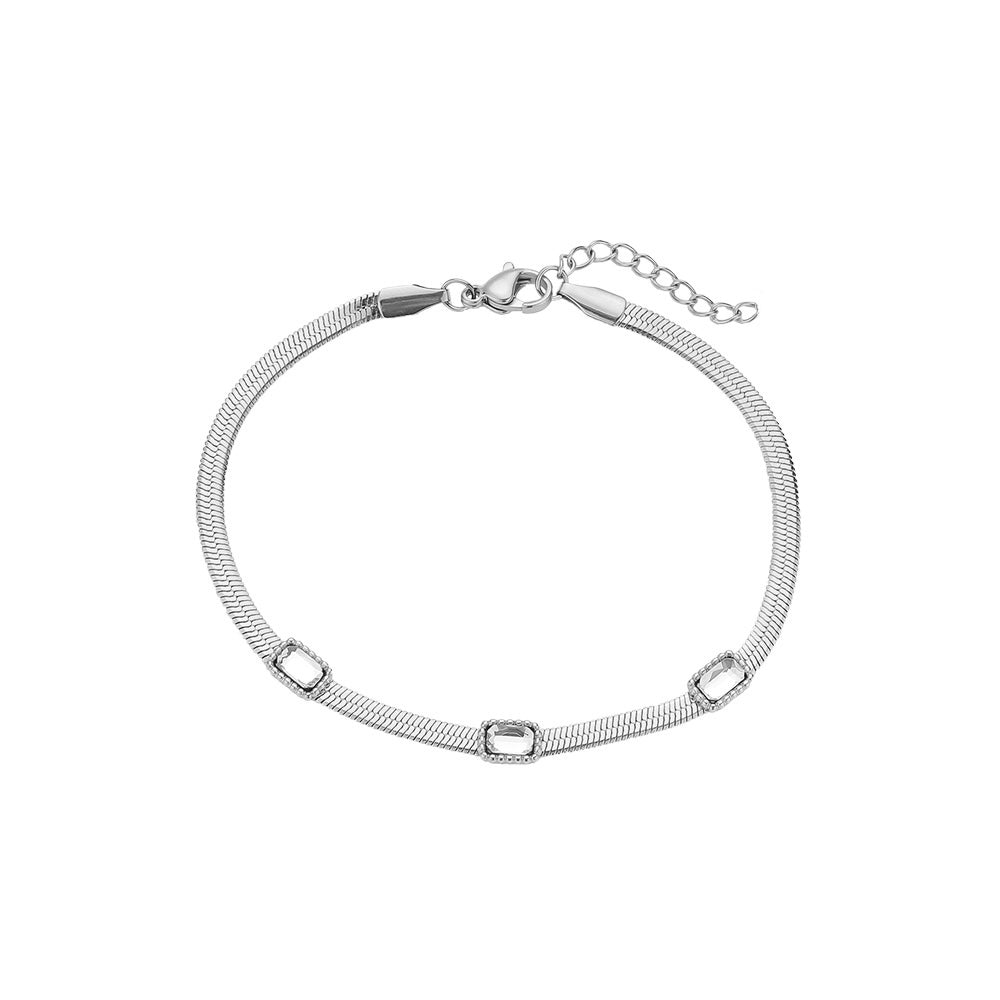 Yılan Bileklik, Parlak Gümüş