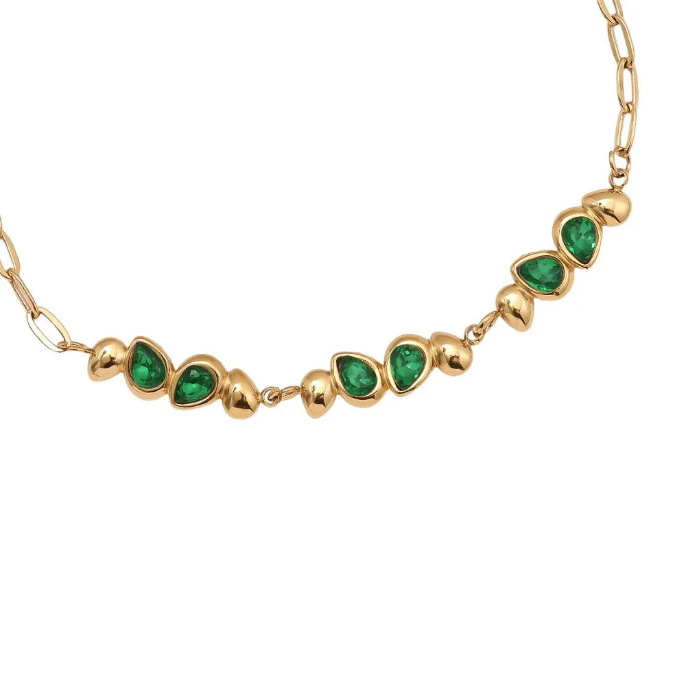 Armband Drop Diamond Green - NK Accessoires