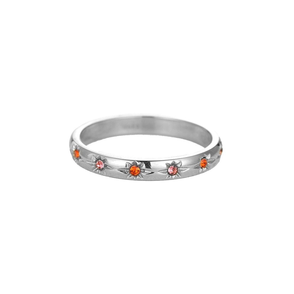 Yüzük Mini Yıldızlar Gümüş