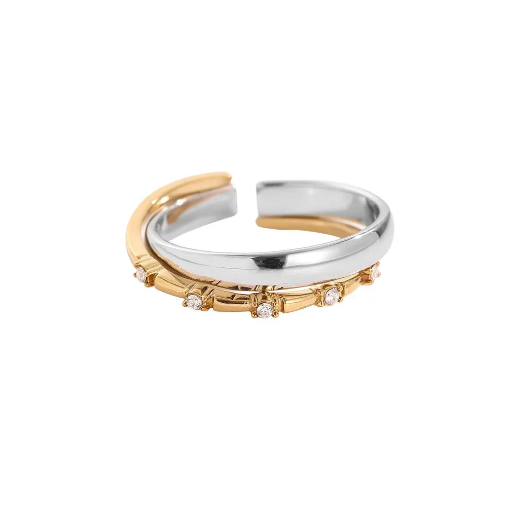 Ring Layer Mini Diamonds - NK Accessoires