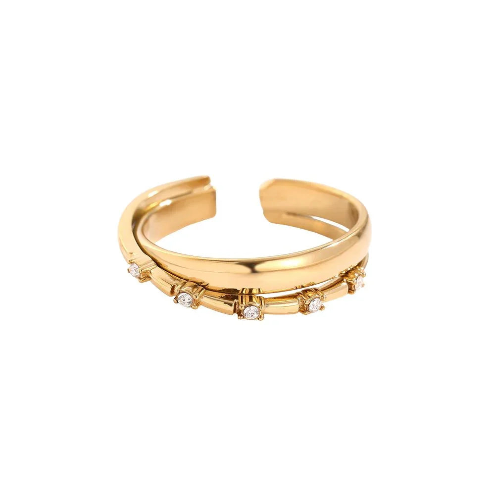 Ring Layer Mini Diamonds - NK Accessoires