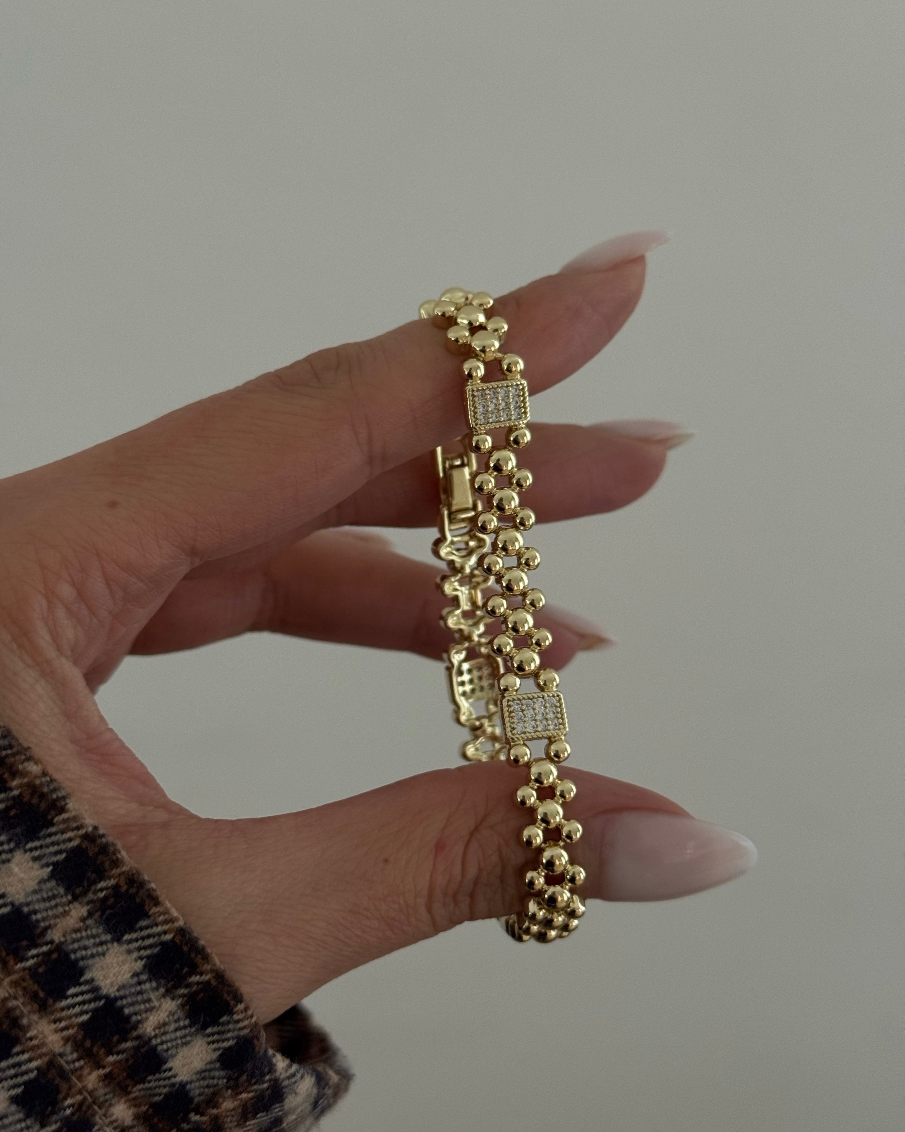 Armband VIP Topcuk Cube -14K vergoldet