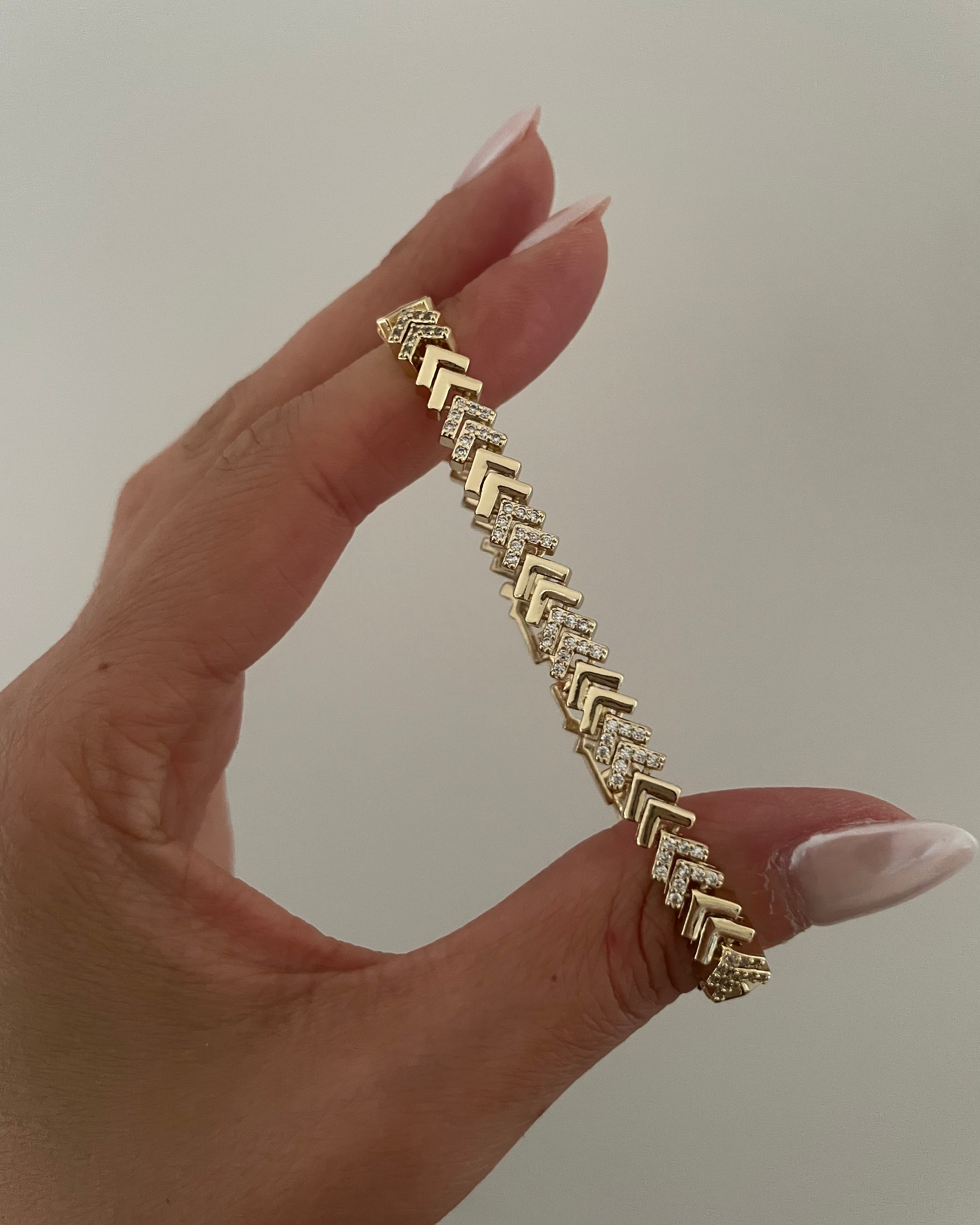 Armband VIP Sparkle -14K vergoldet