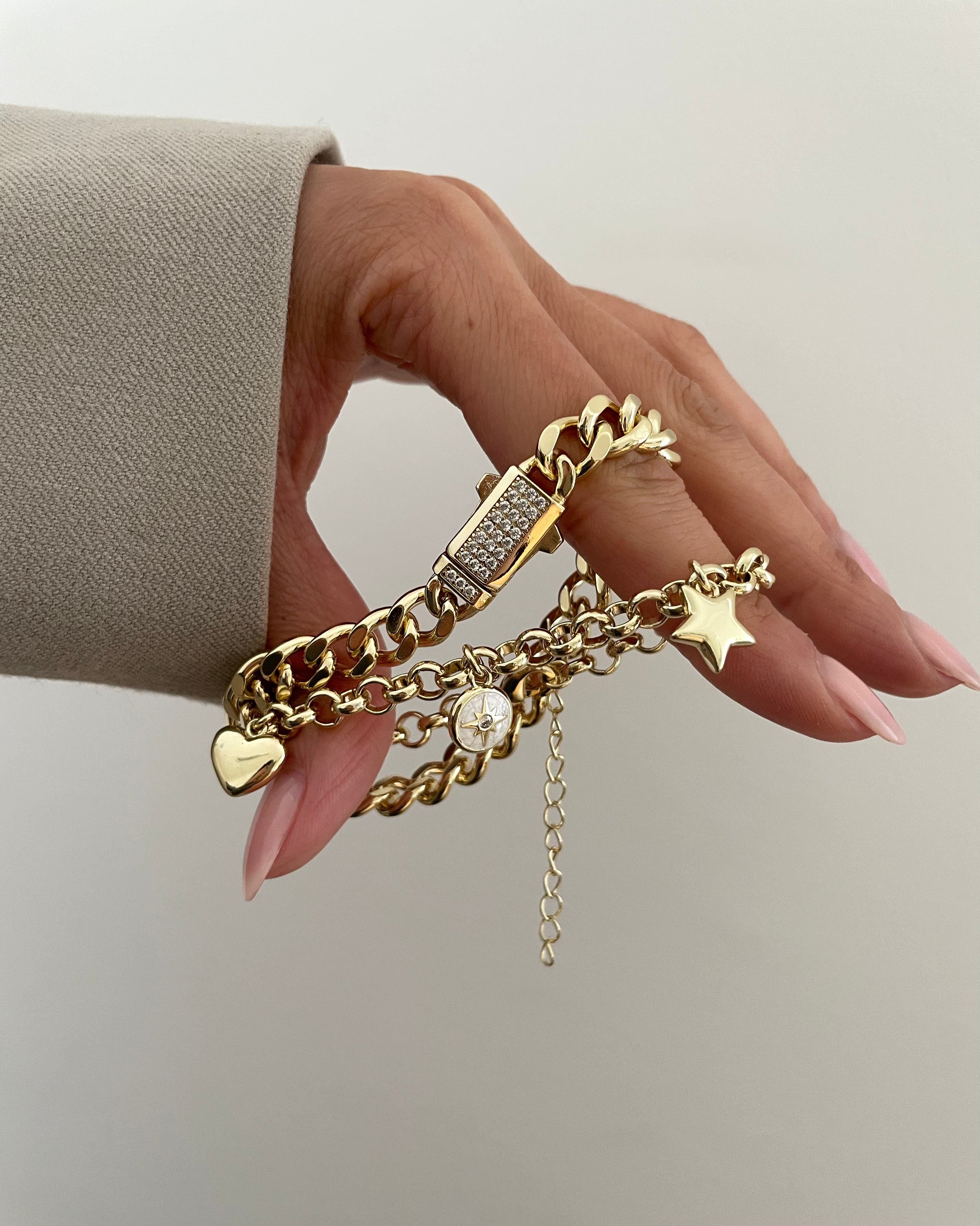 Armband VIP Gourmet Classic -14K vergoldet