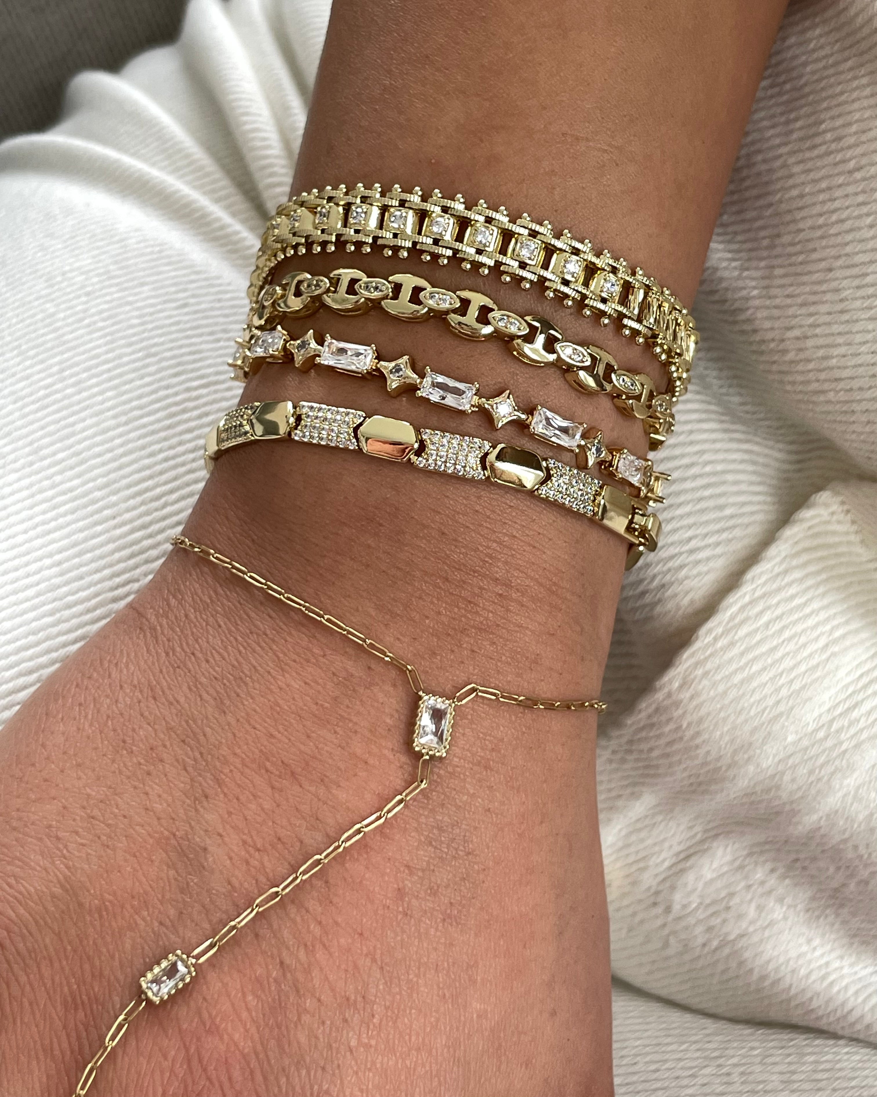 Armband VIP Cubic Elegance -14K vergoldet