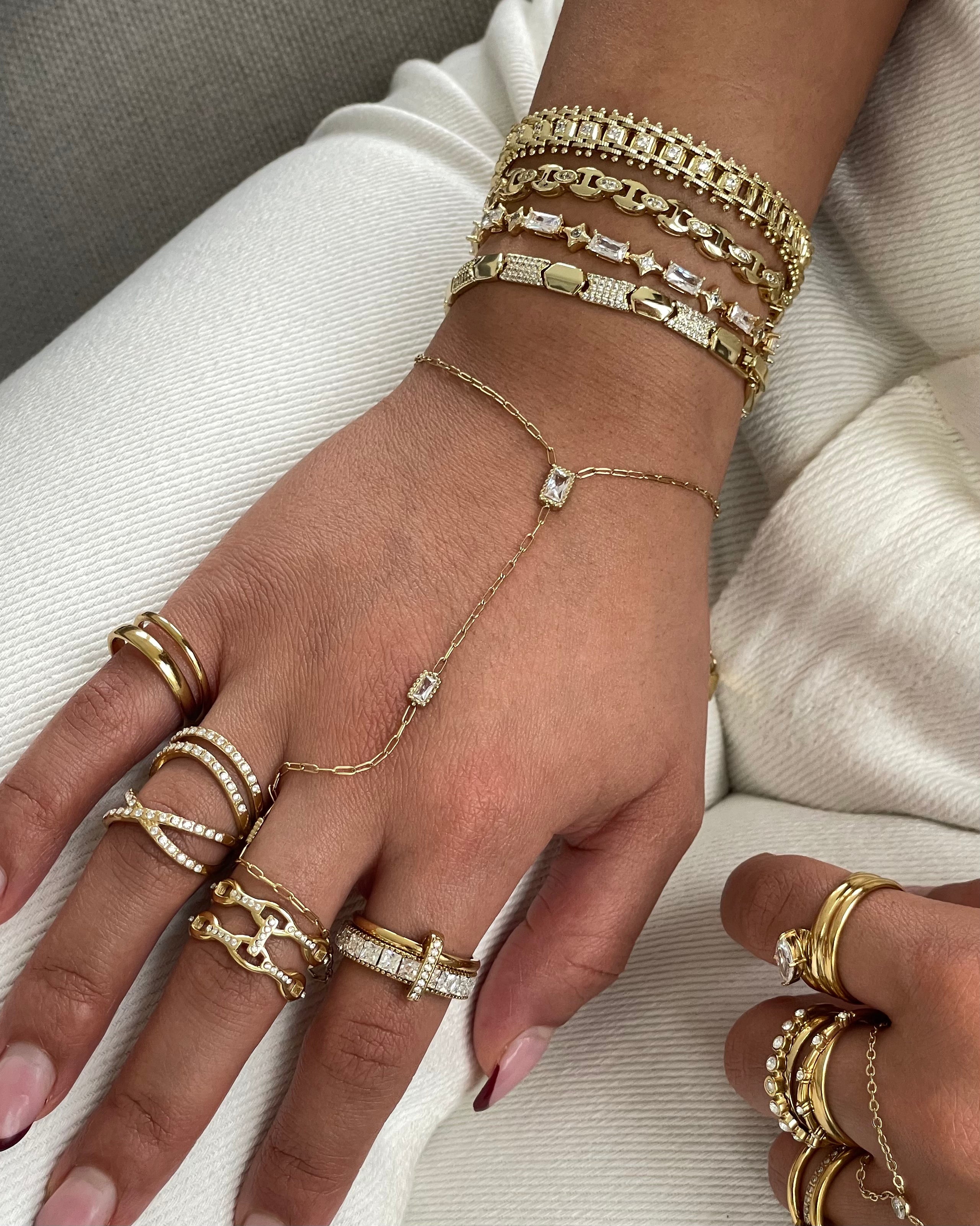 Armband VIP Cubic Elegance -14K vergoldet