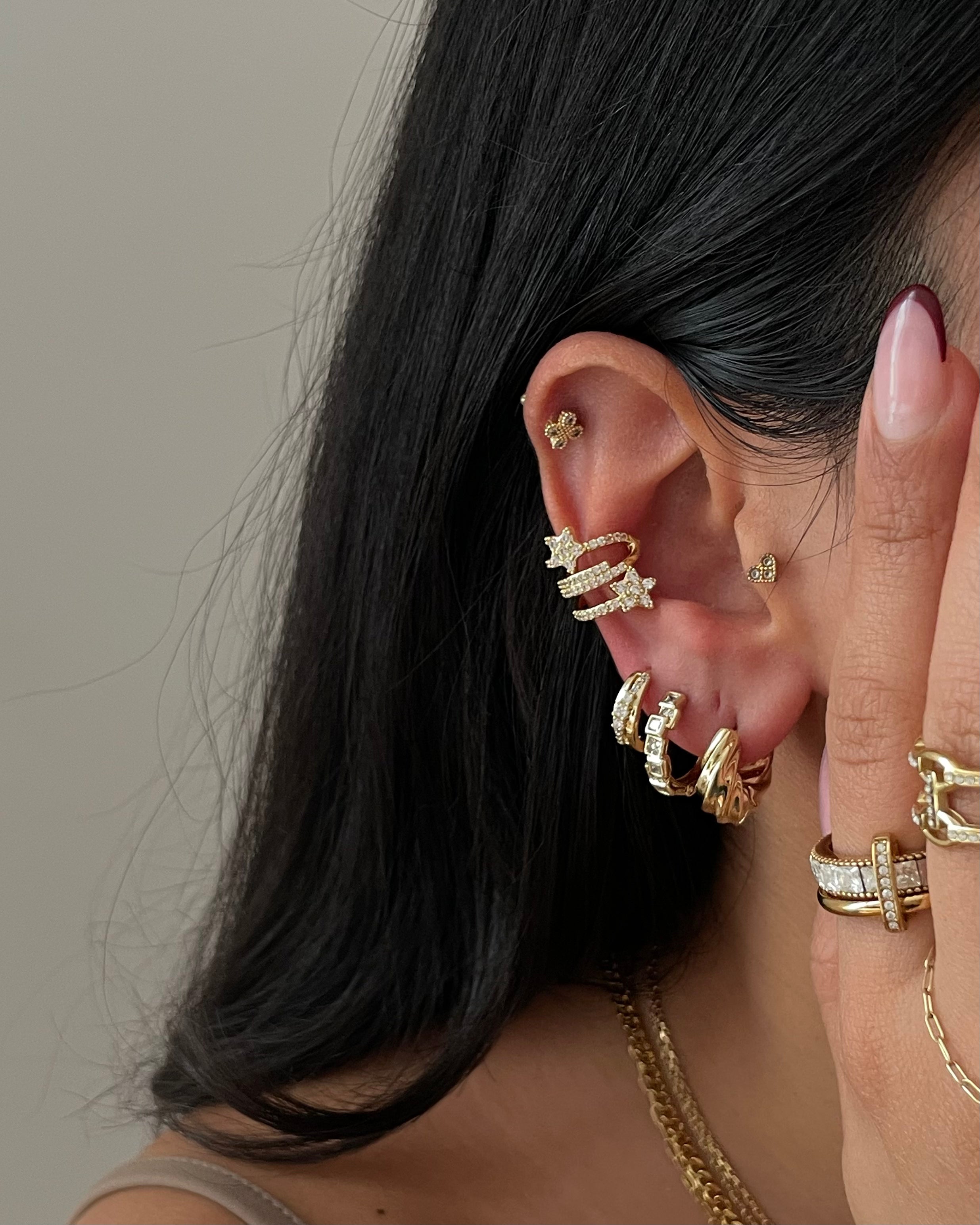 Earcuff VIP Star - 14K vergoldet