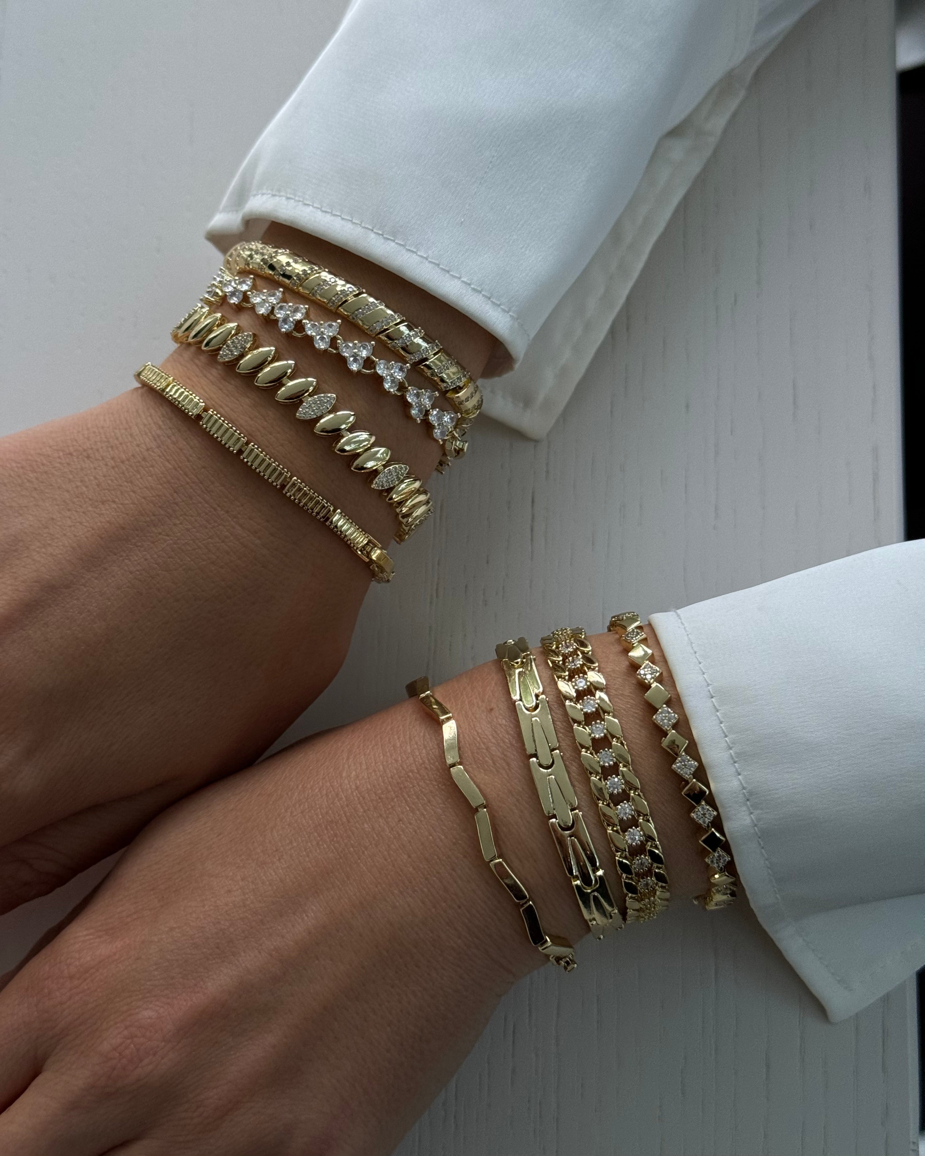 Armband VIP Zack Line -14K vergoldet