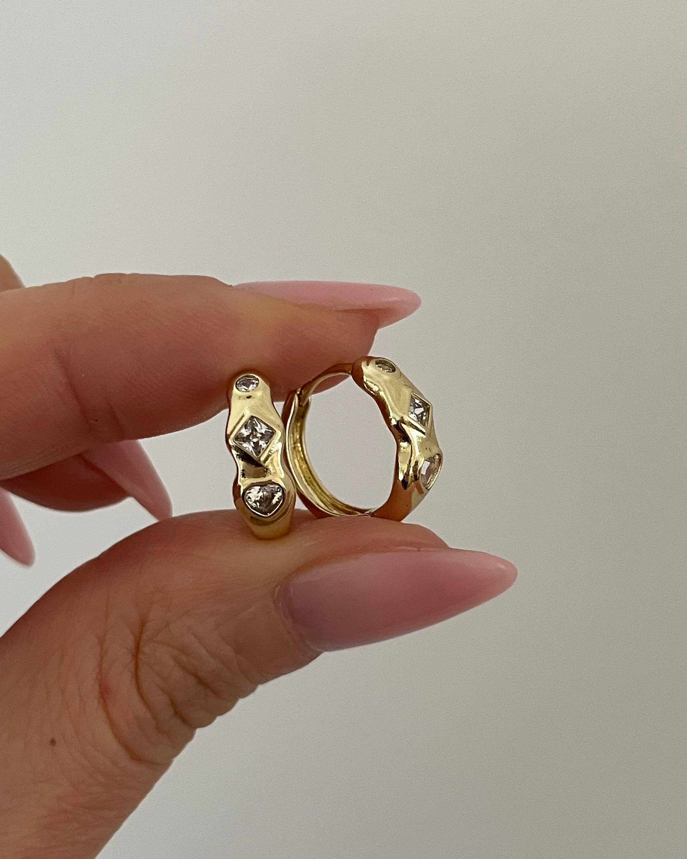 Creolen VIP Shiny Love -14K vergoldet