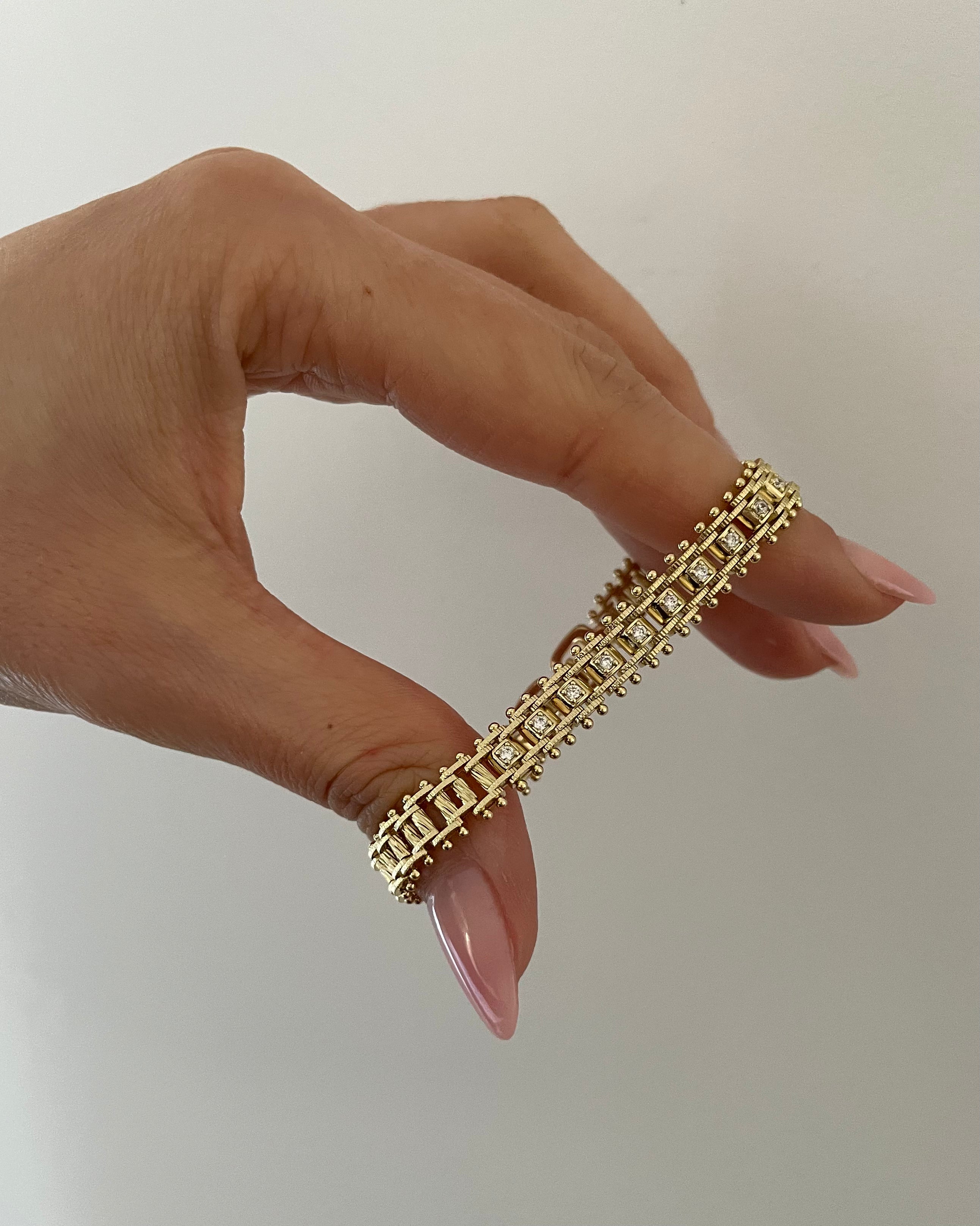 Armband VIP Watch Elegance -14K vergoldet