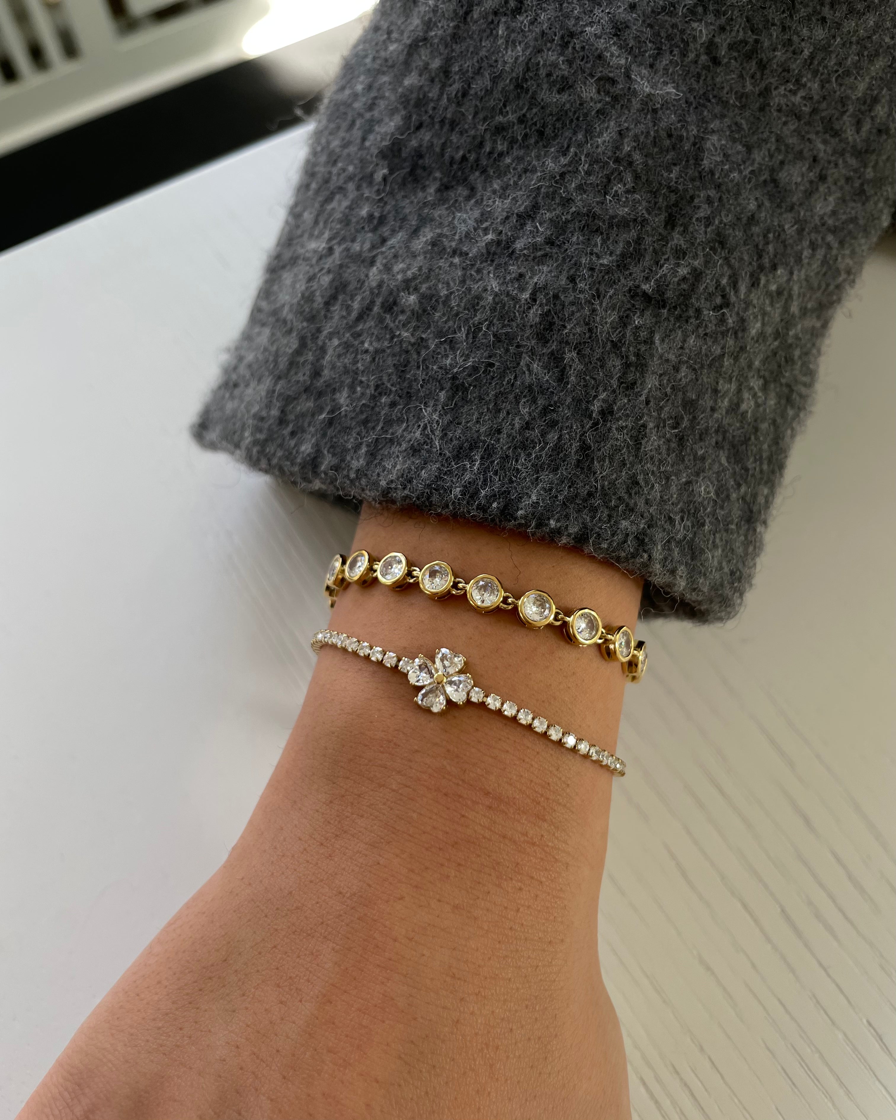 Armband Tennis Flower