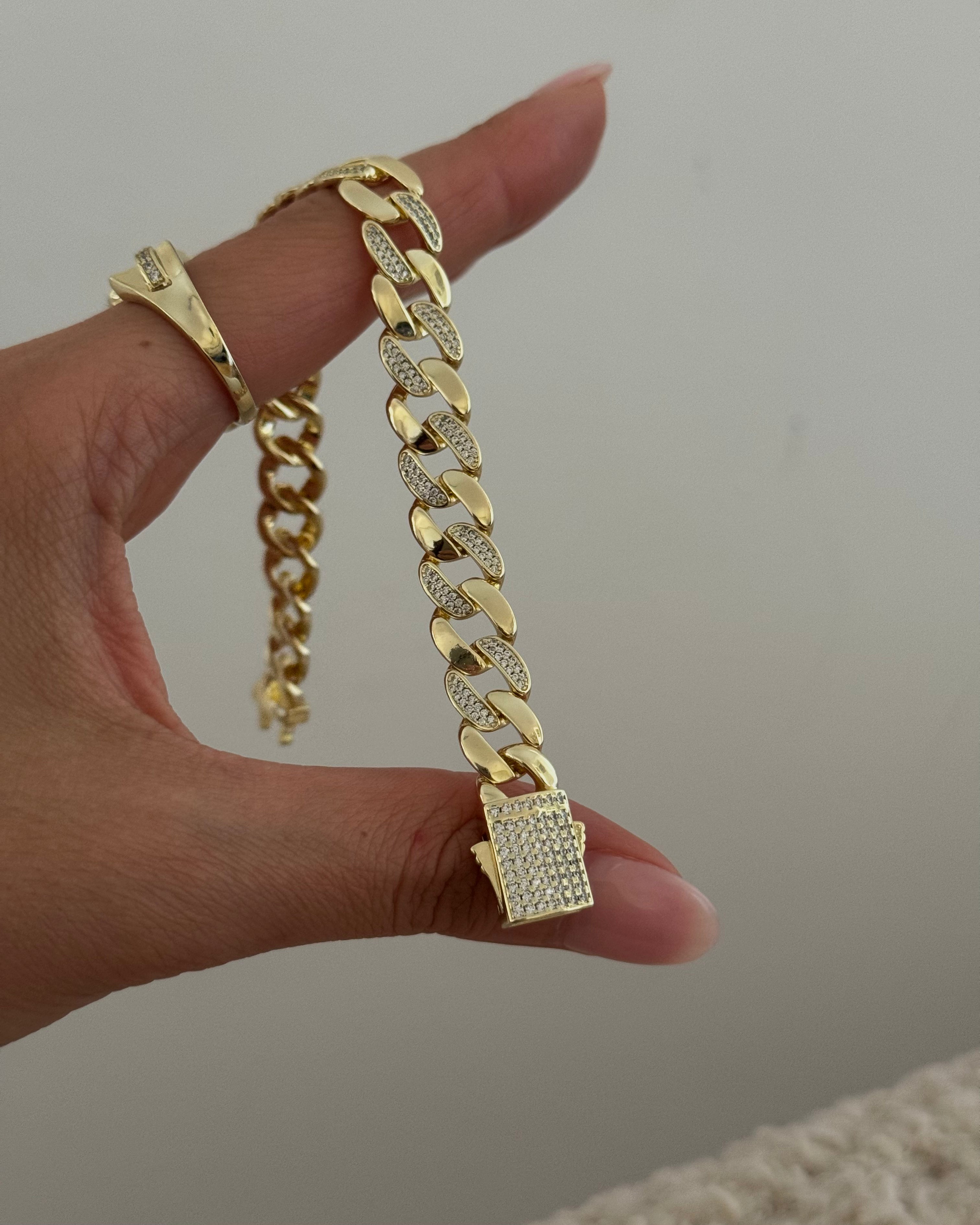 Armband Gourmet Chain Chic -14K vergoldet