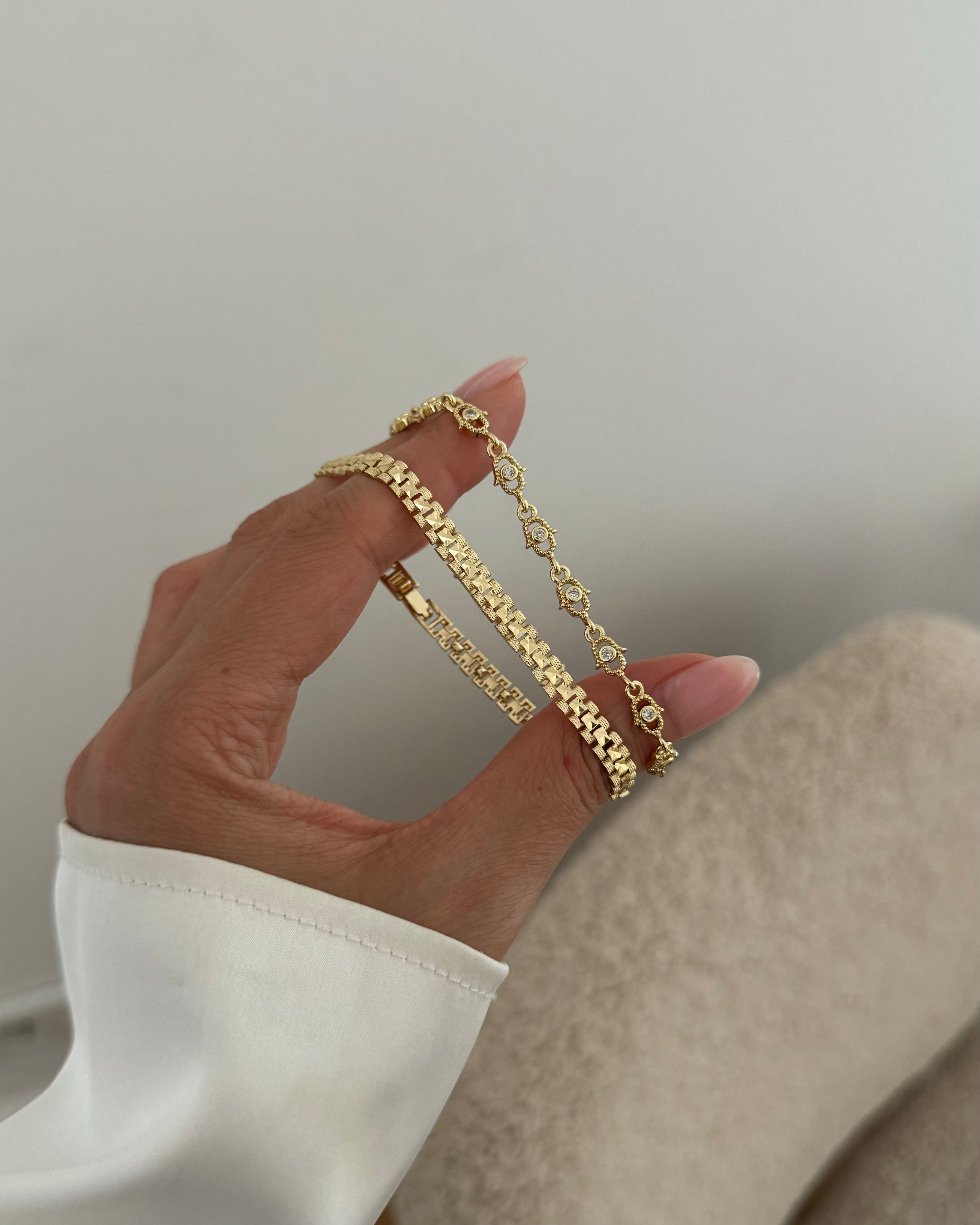 Armband VIP Fine Khamsa -14K vergoldet