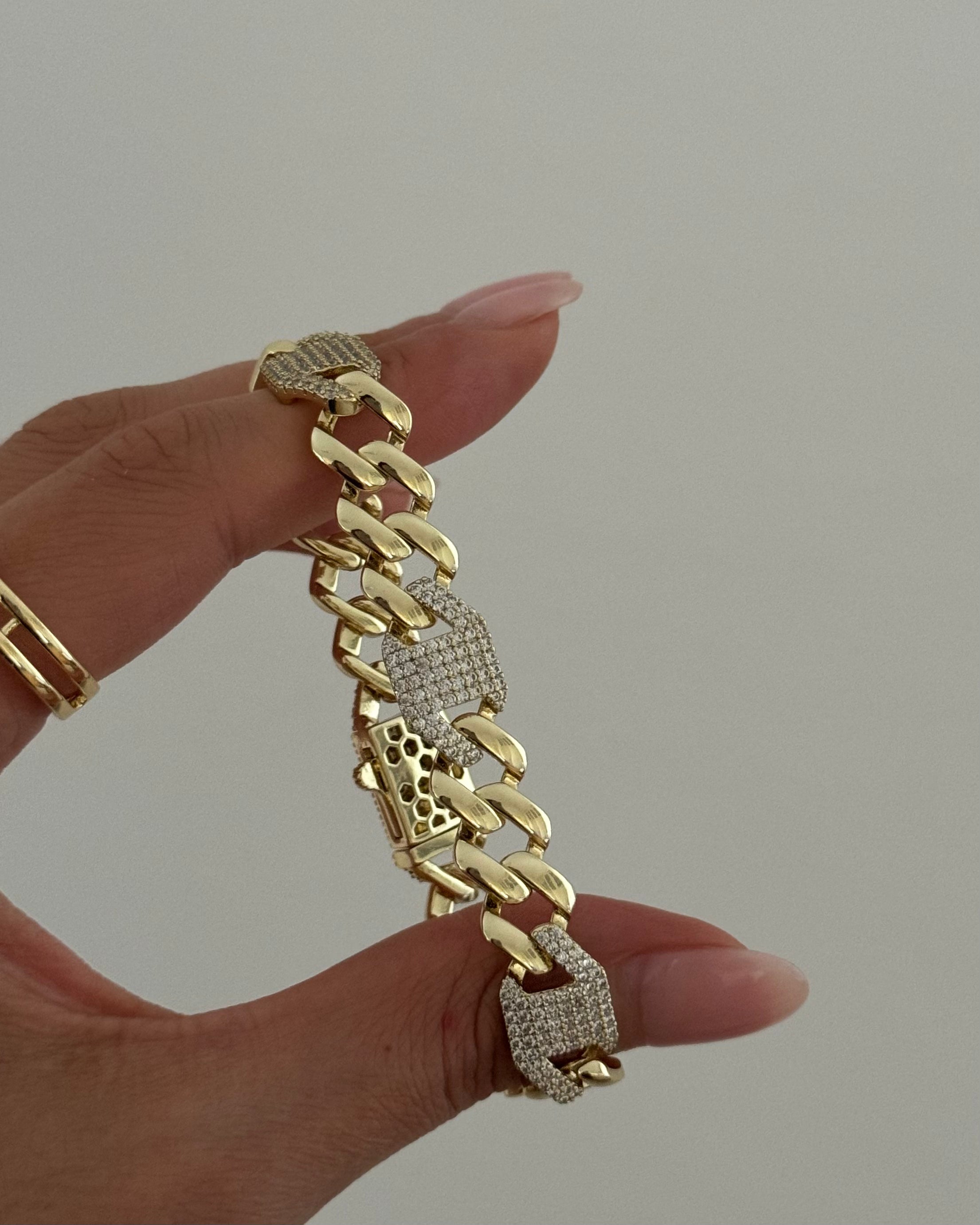 Armband VIP Gurmet Endless -14K vergoldet