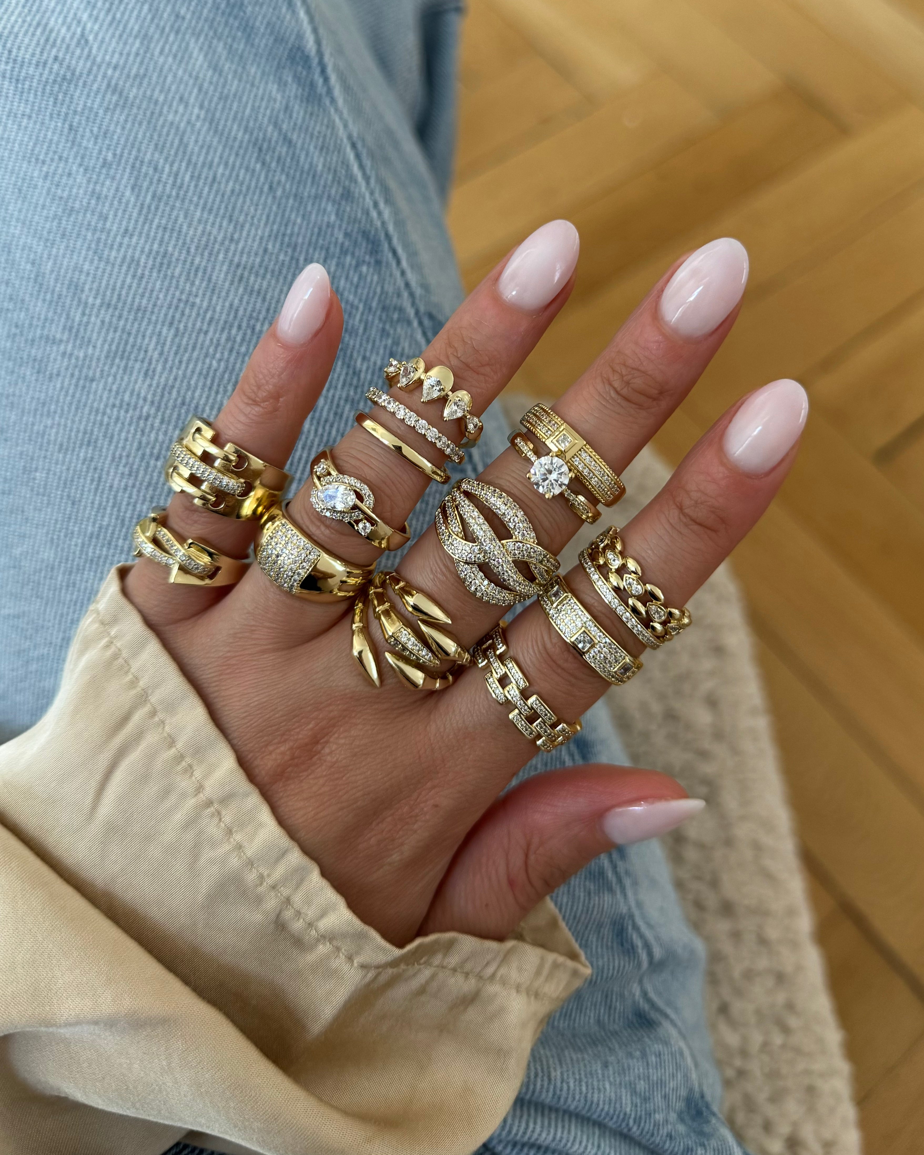 Ring VIP Eliz -14K vergoldet