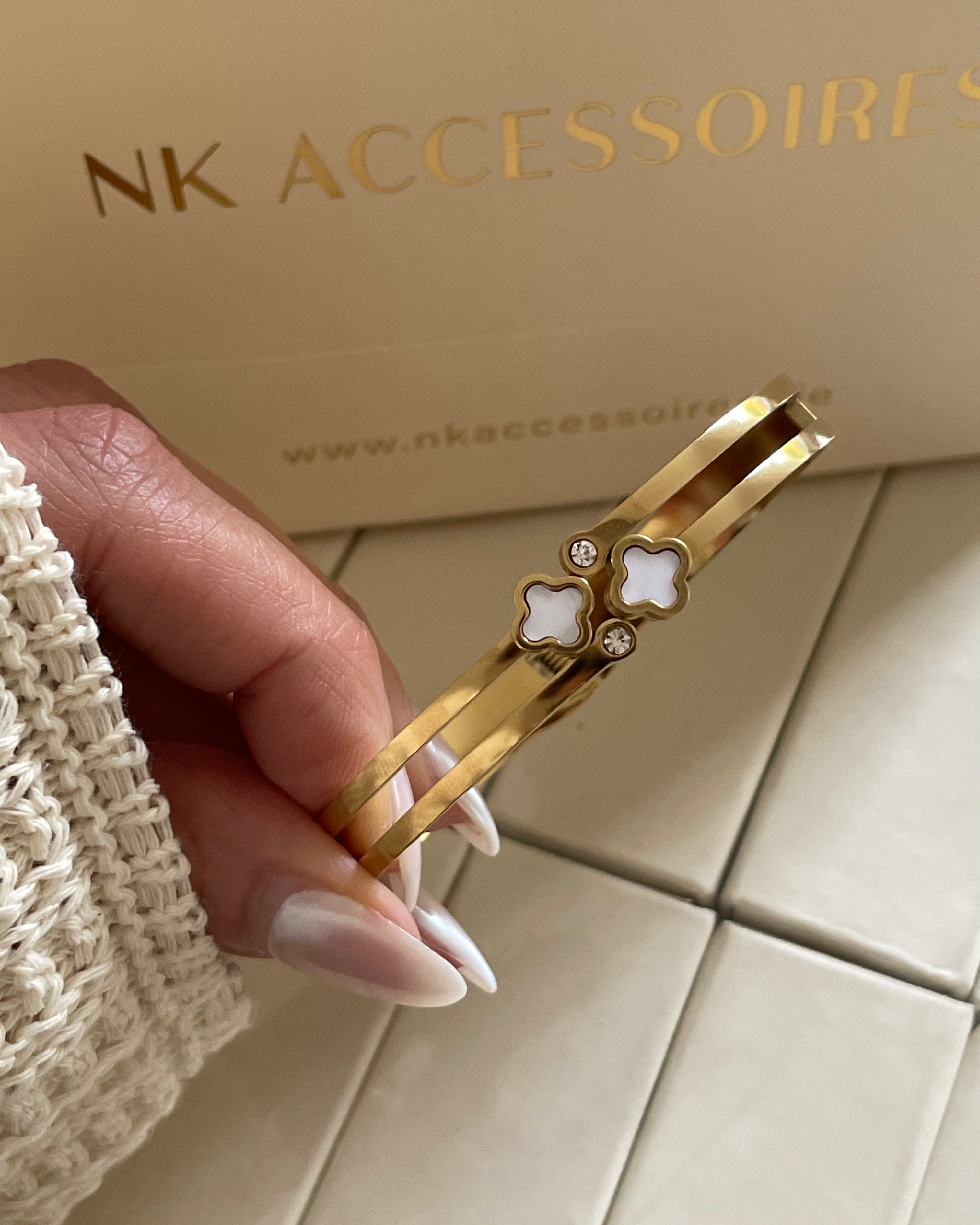 Yonca Çift Yonca Bileziği