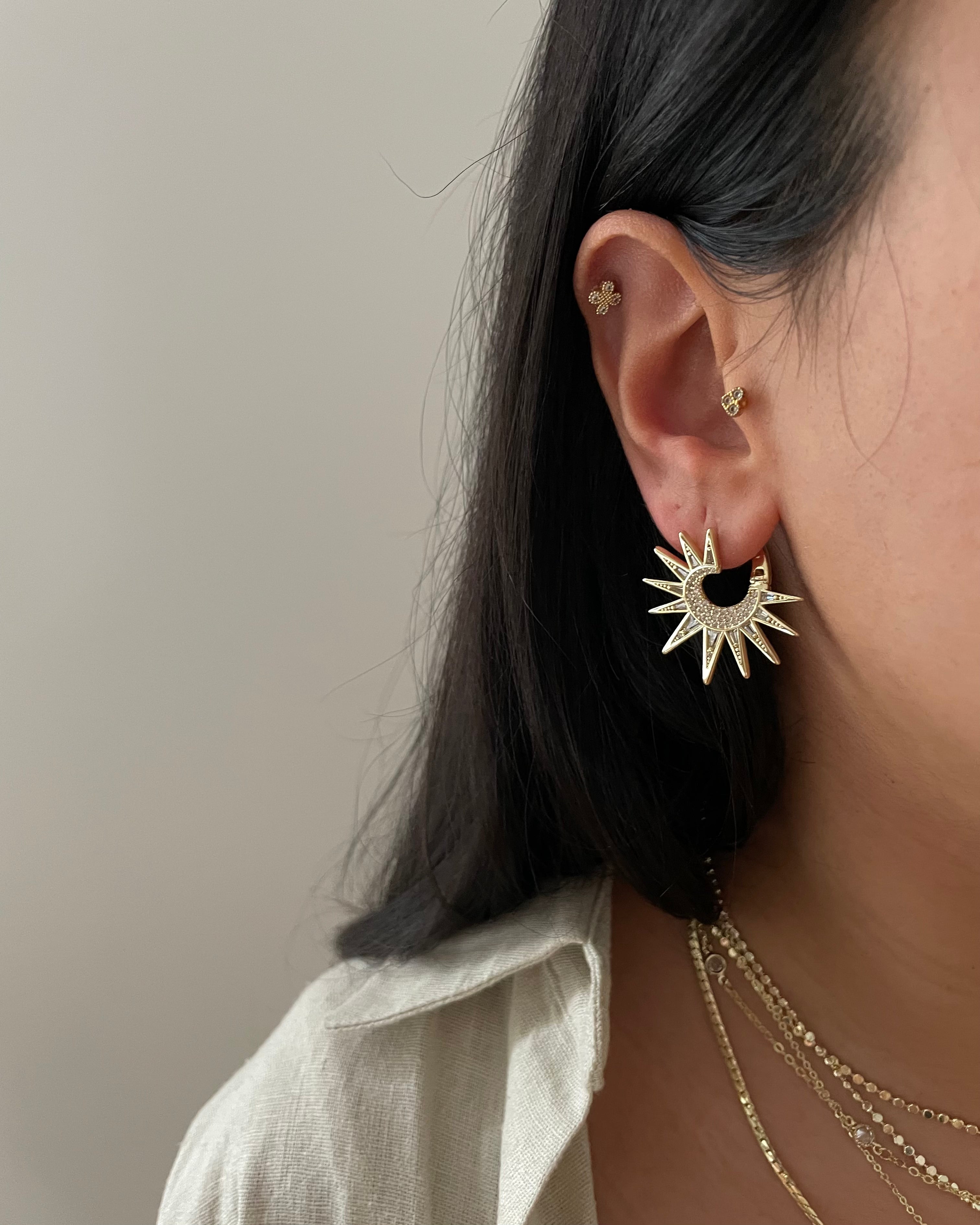 Ohrringe VIP Soleil -14K vergoldet