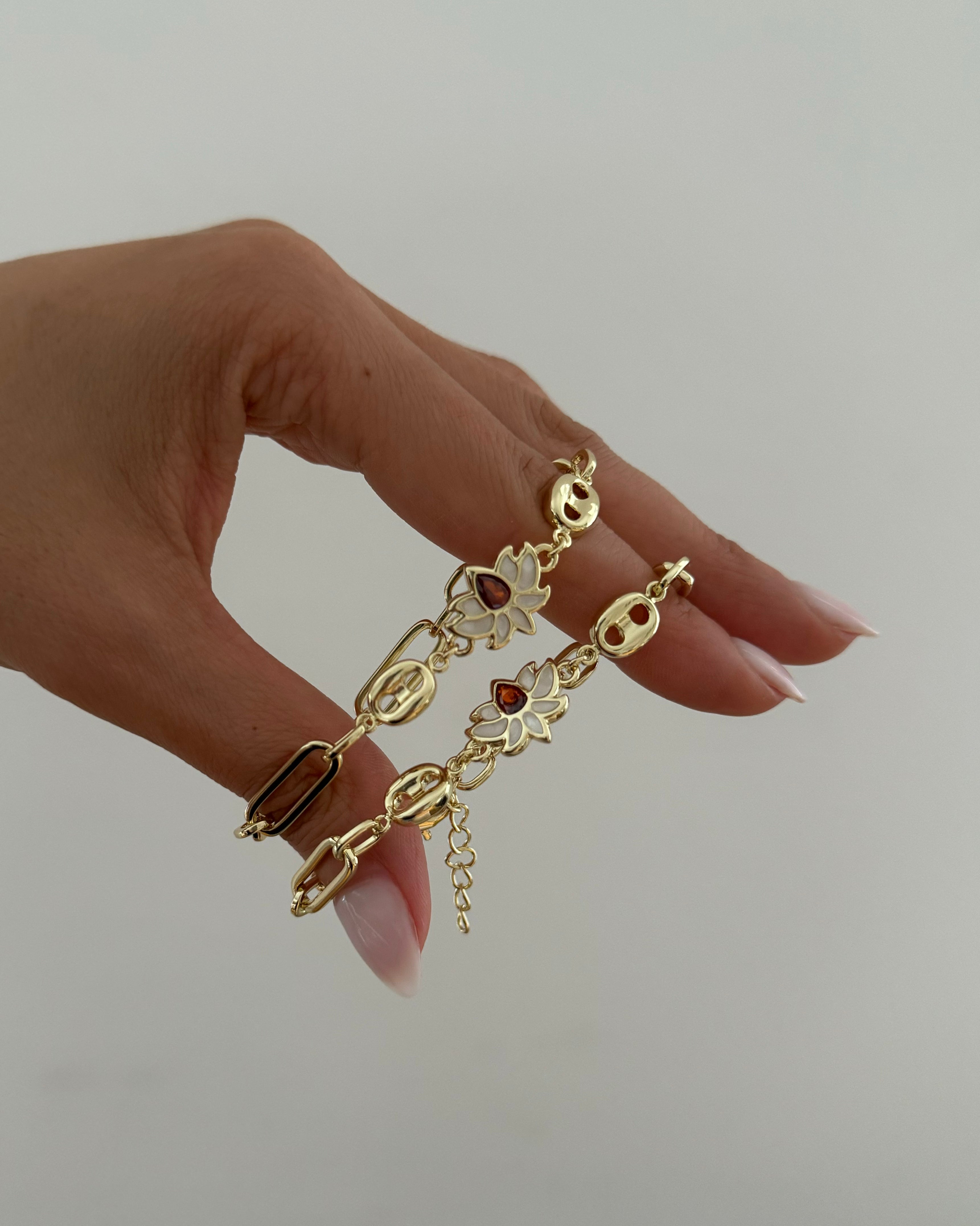 Armband VIP Lotus - 14K vergoldet