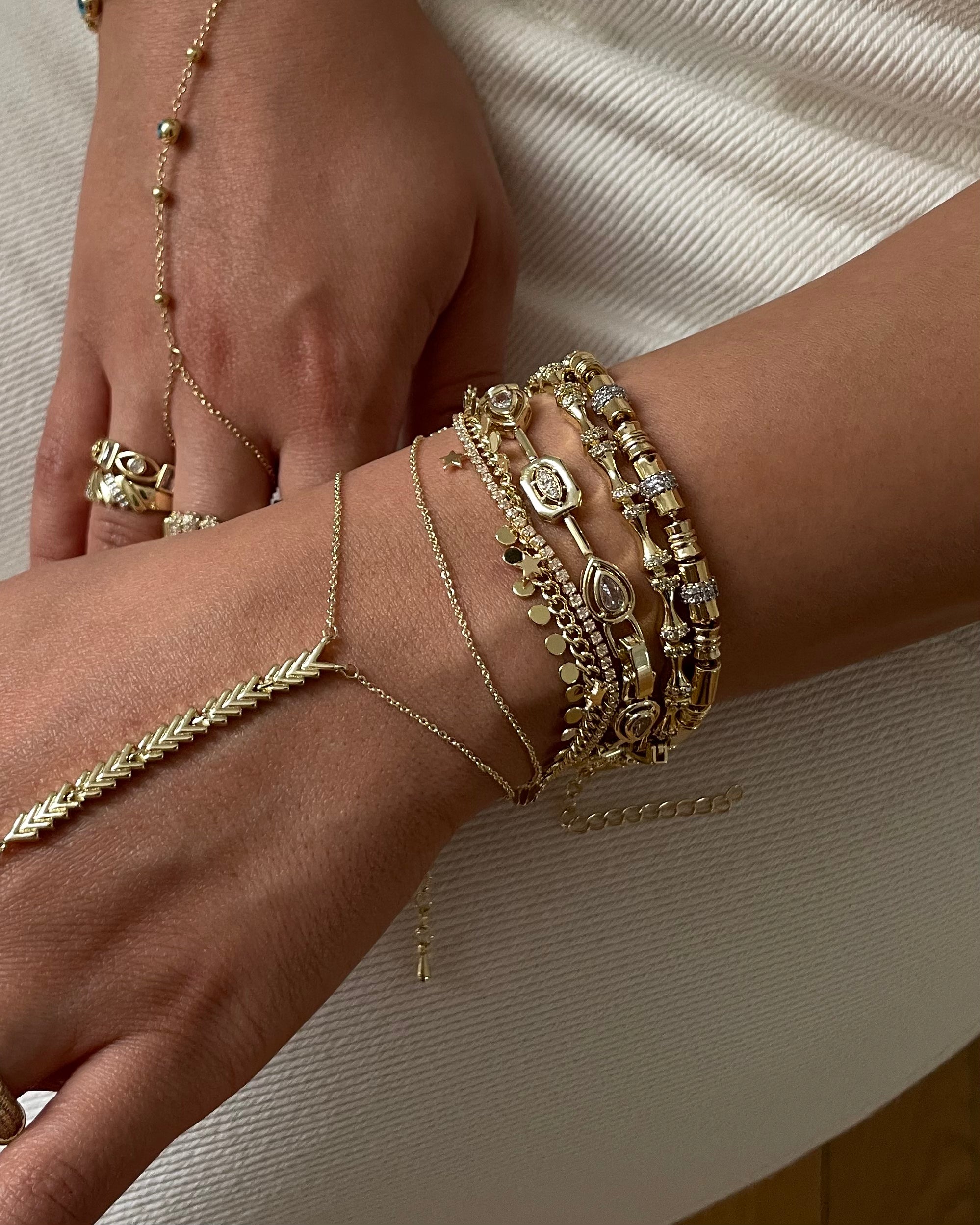 Armband VIP Chain Veya -14K vergoldet