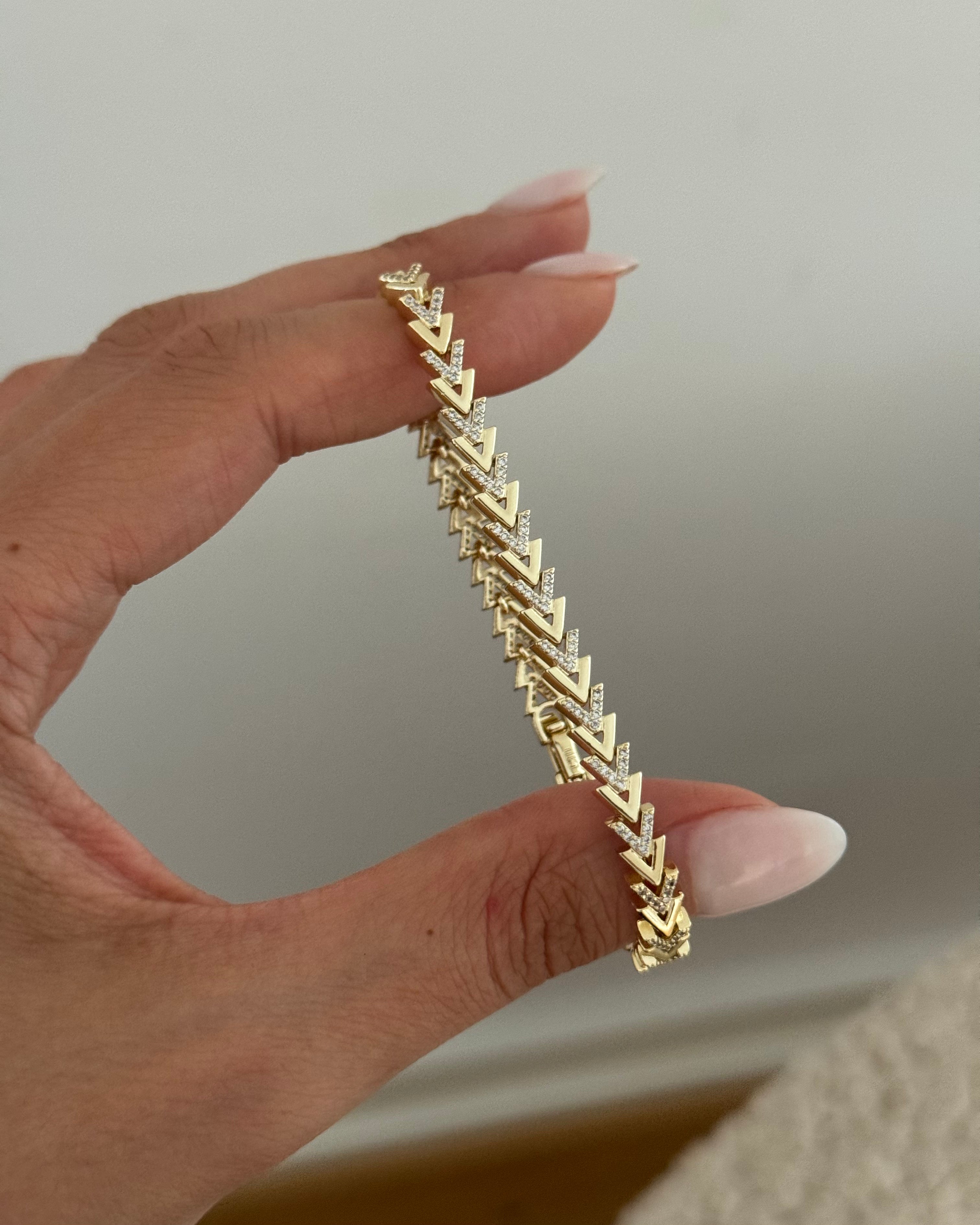 Armband VIP Mini Arrow -14K vergoldet