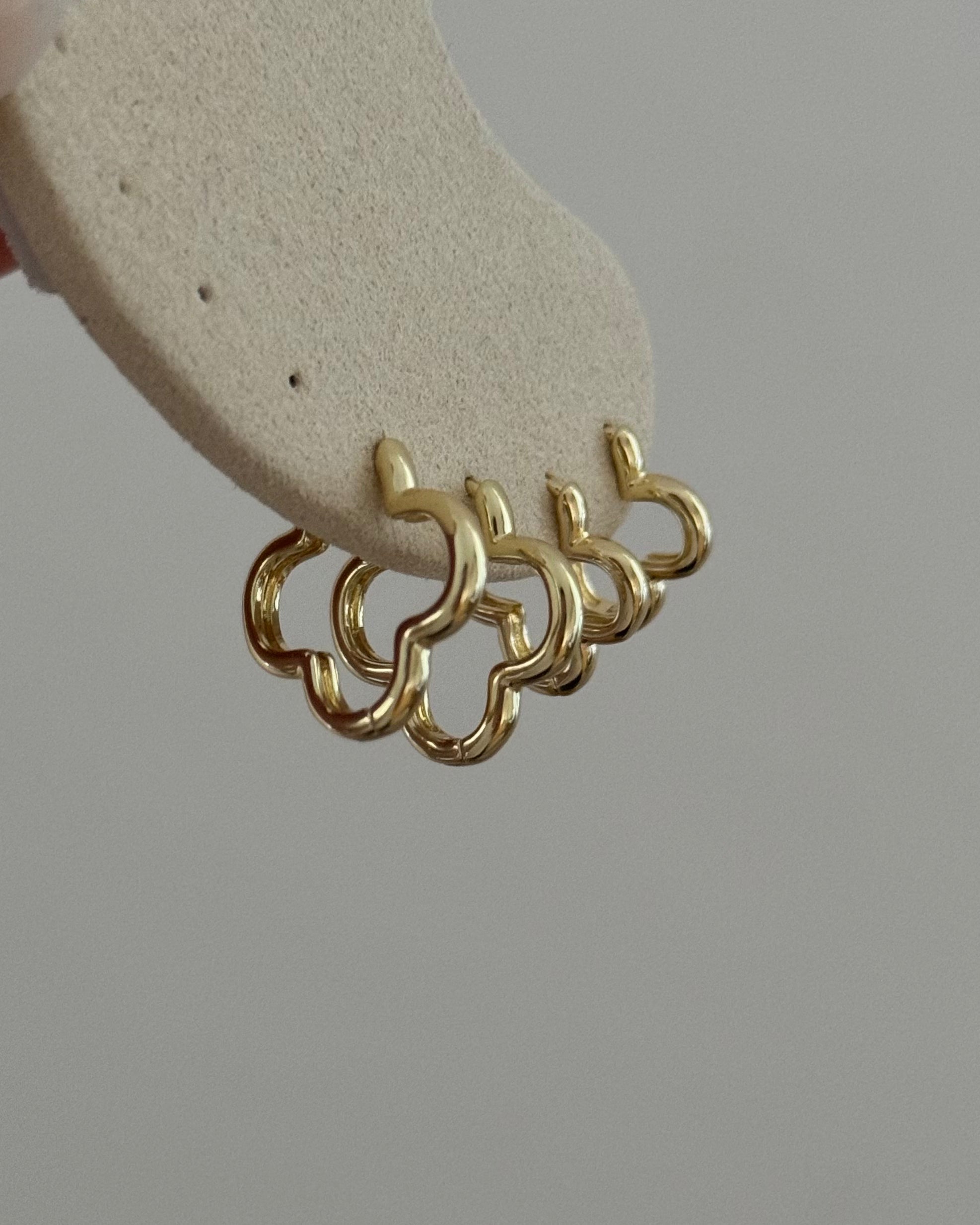 Ohrringe VIP Clover -14K vergoldet