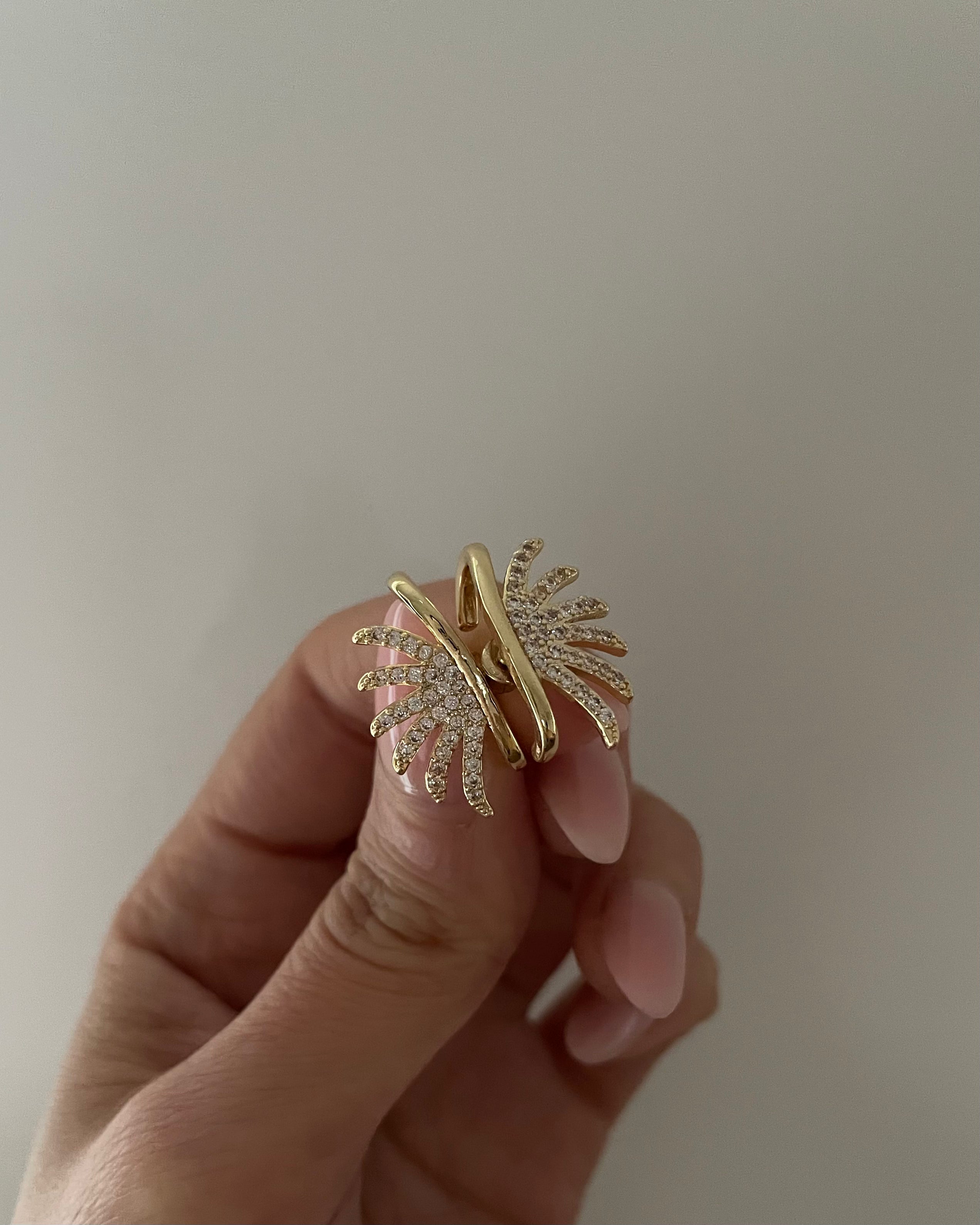 Ohrringe VIP Cuff Shine -14K vergoldet