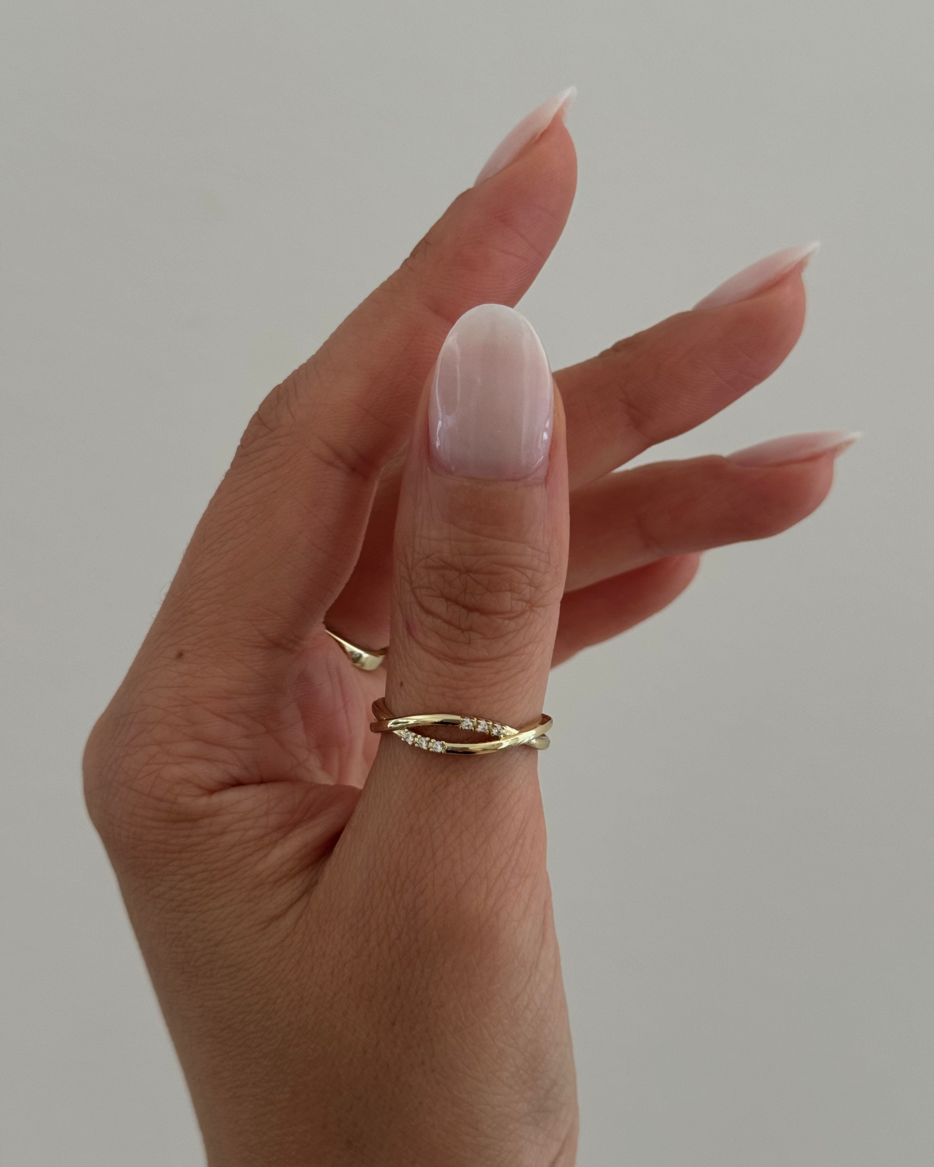 Ring VIP Fine Riva -14K vergoldet
