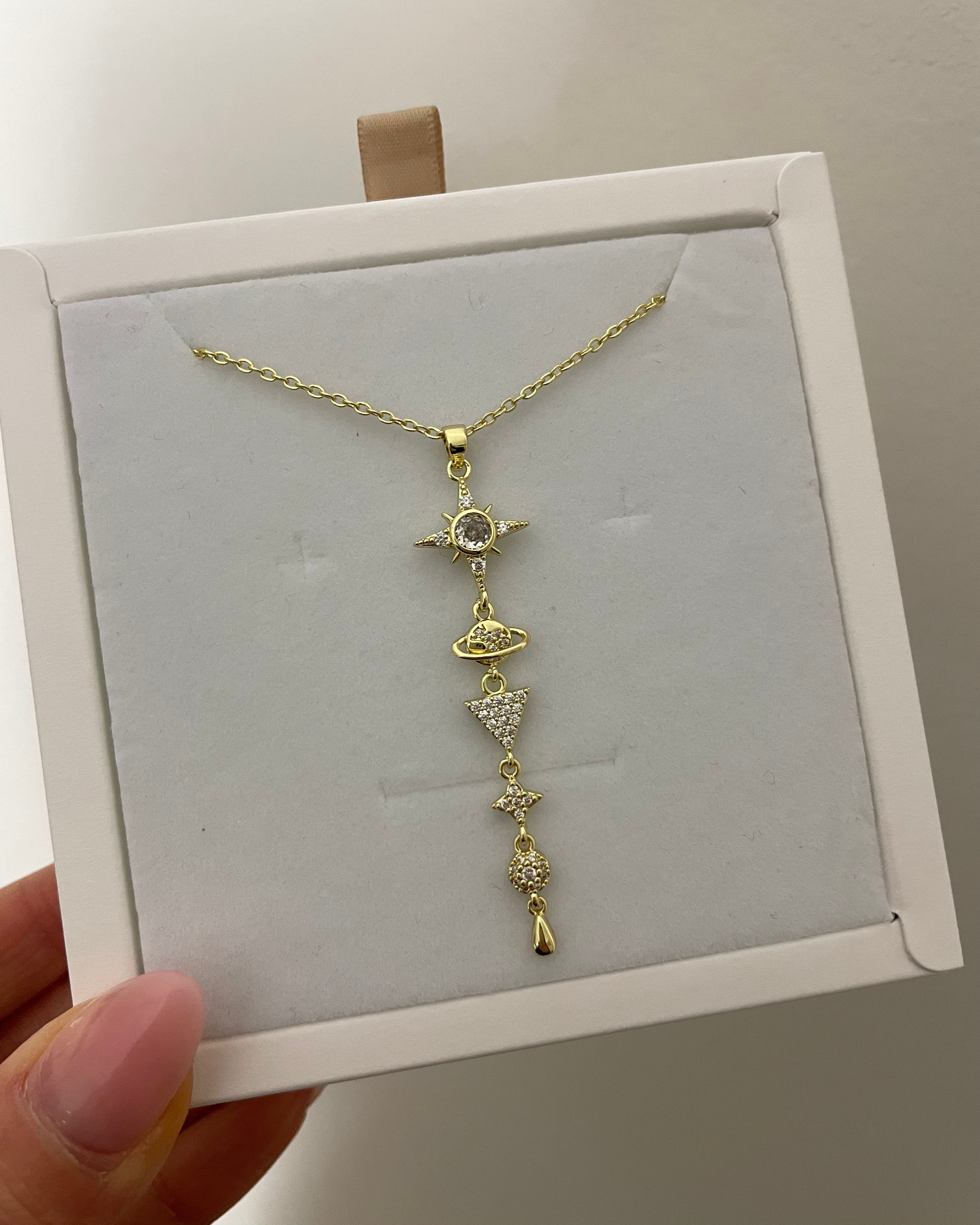 Kette VIP Y Glaxy -14K vergoldet