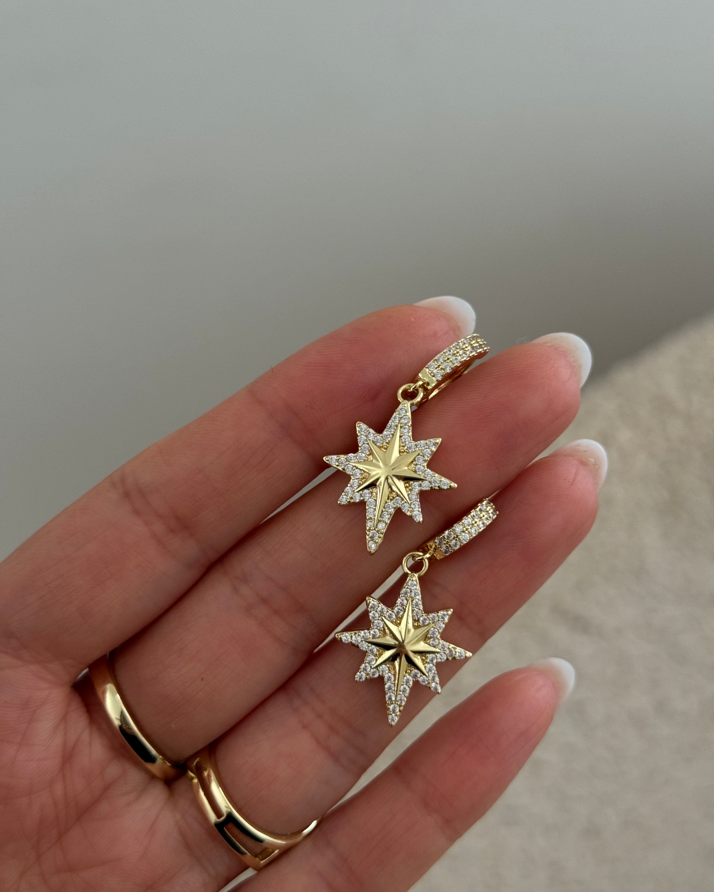 Ohrringe VIP Chic Star -14K vergoldet