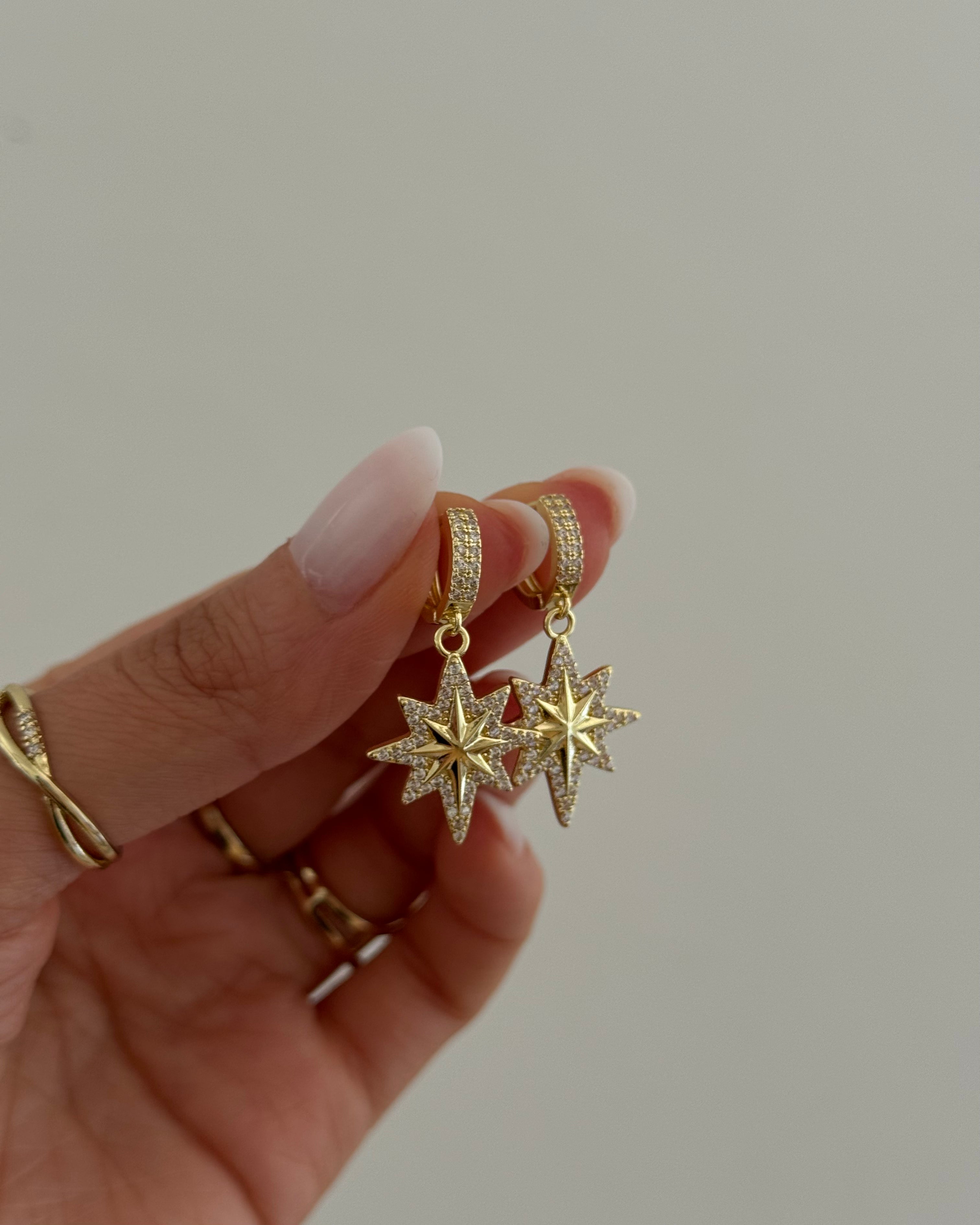 Ohrringe VIP Chic Star -14K vergoldet