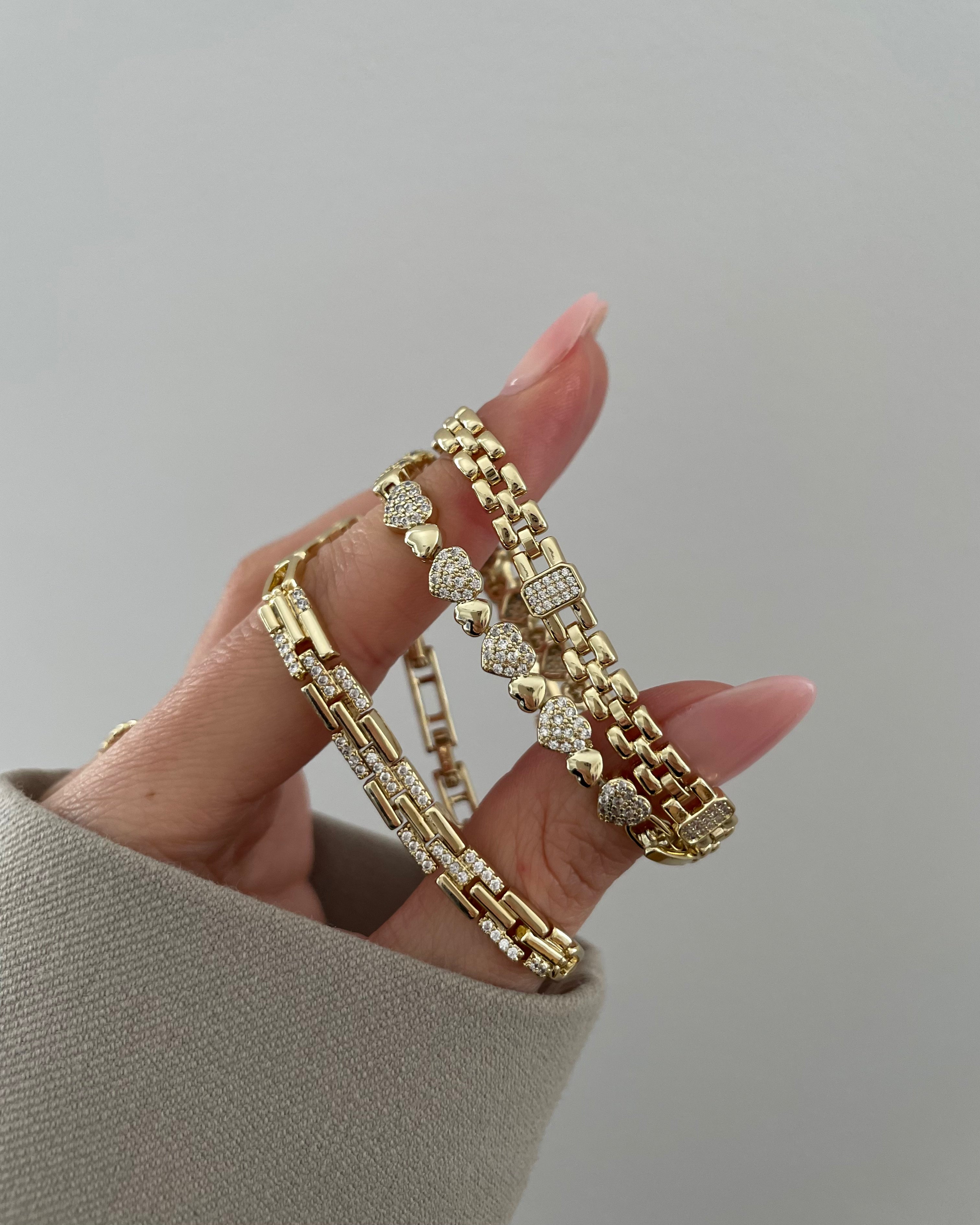 Armband VIP Chain Brillant -14K vergoldet