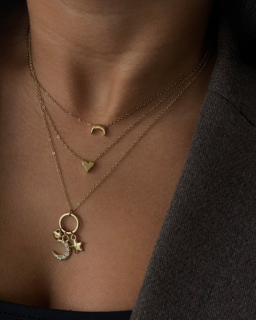 Kolye İnce Tılsım Ay