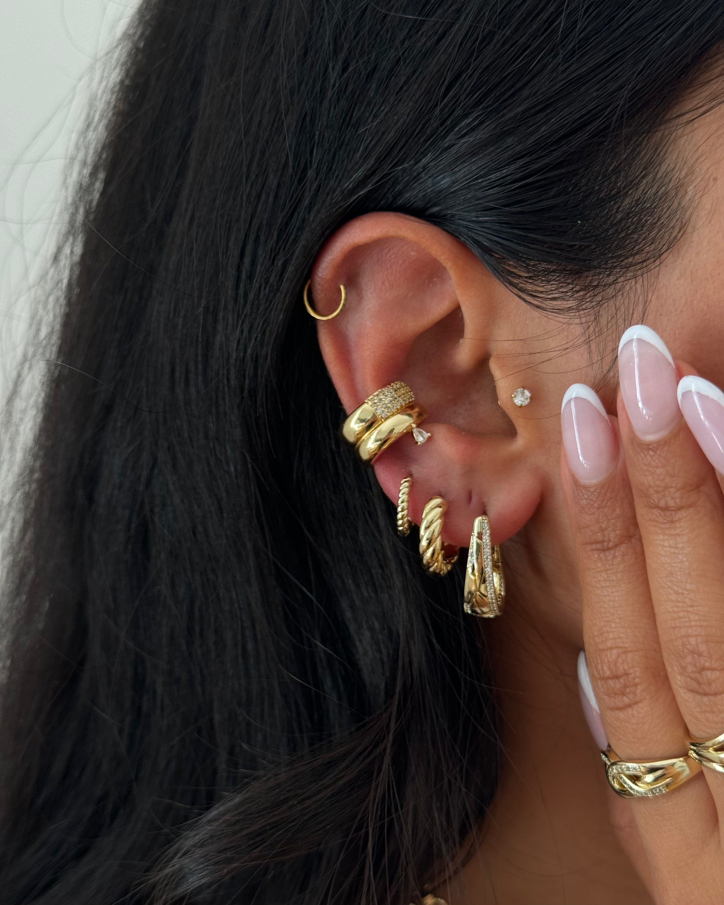 Earcuff VIP Layer Bold Drop -14K vergoldet