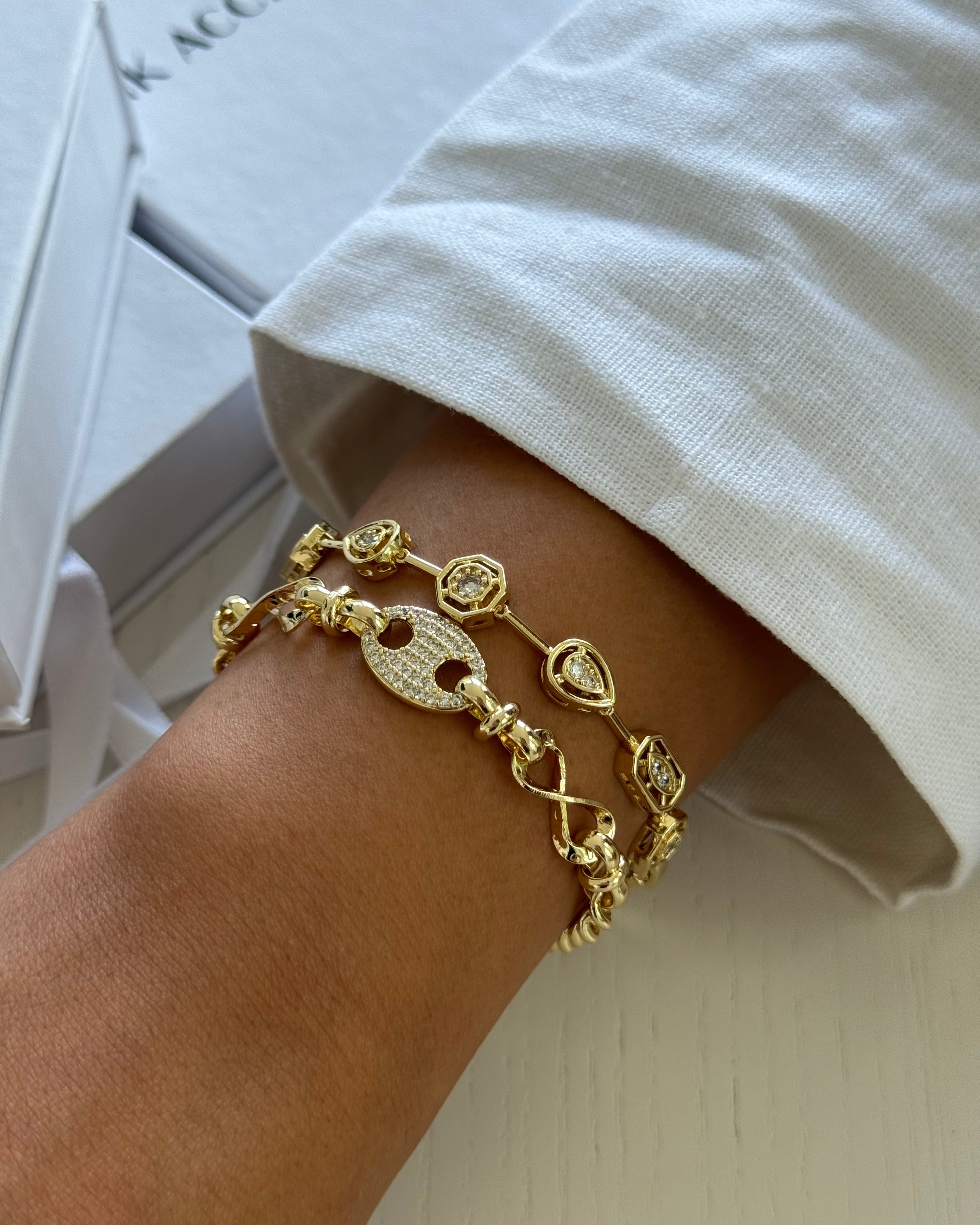 Armband VIP Nora -14K vergoldet