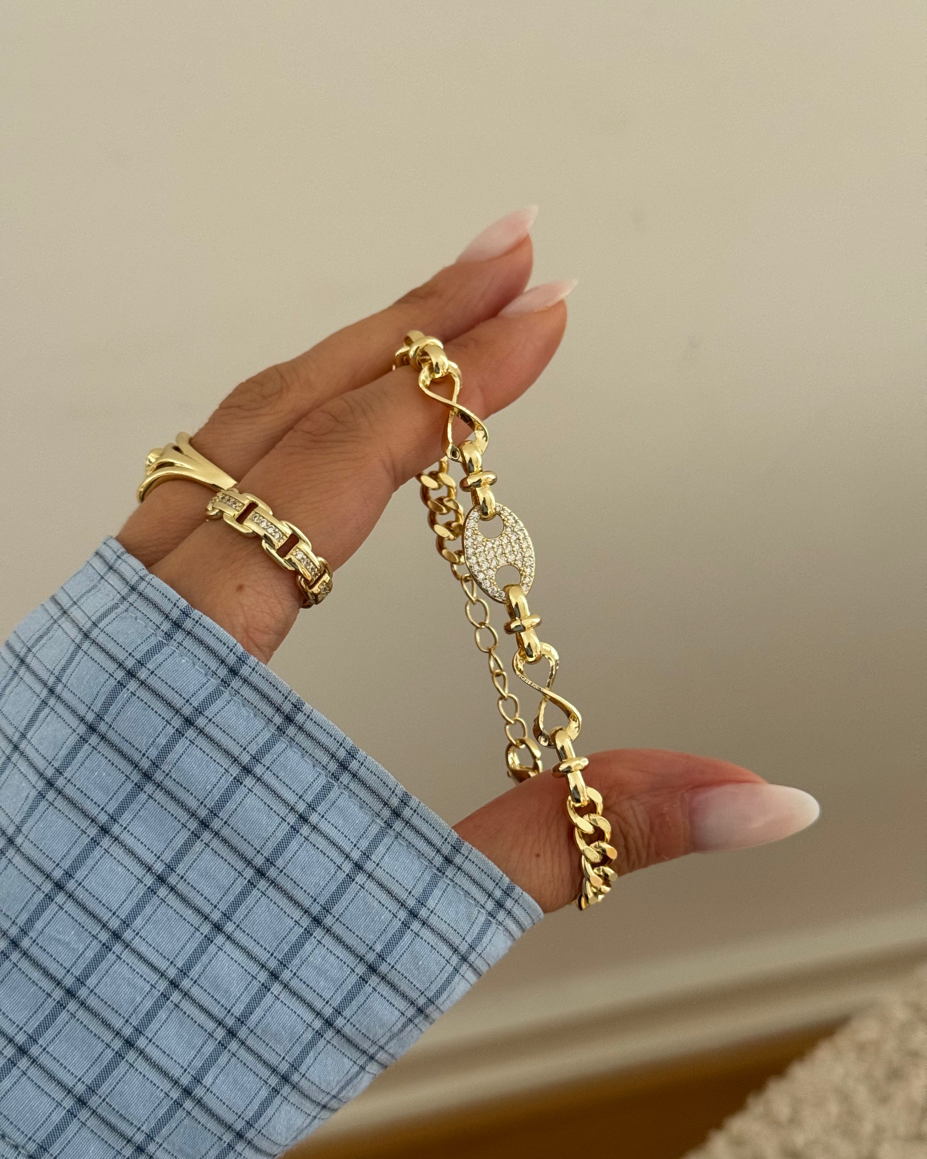 Armband VIP Nora -14K vergoldet