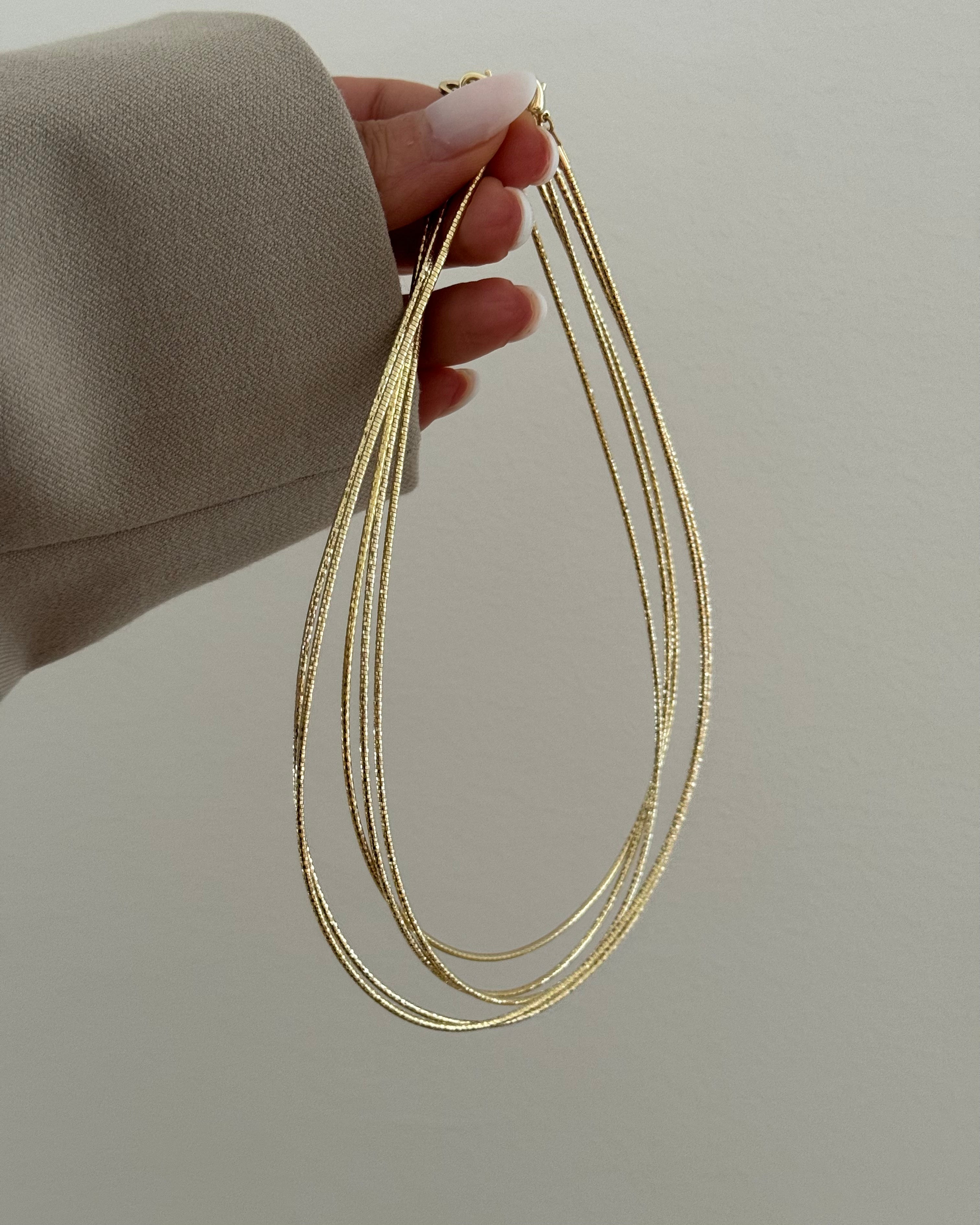 Kette VIP Formstabil Chain -14K vergoldet