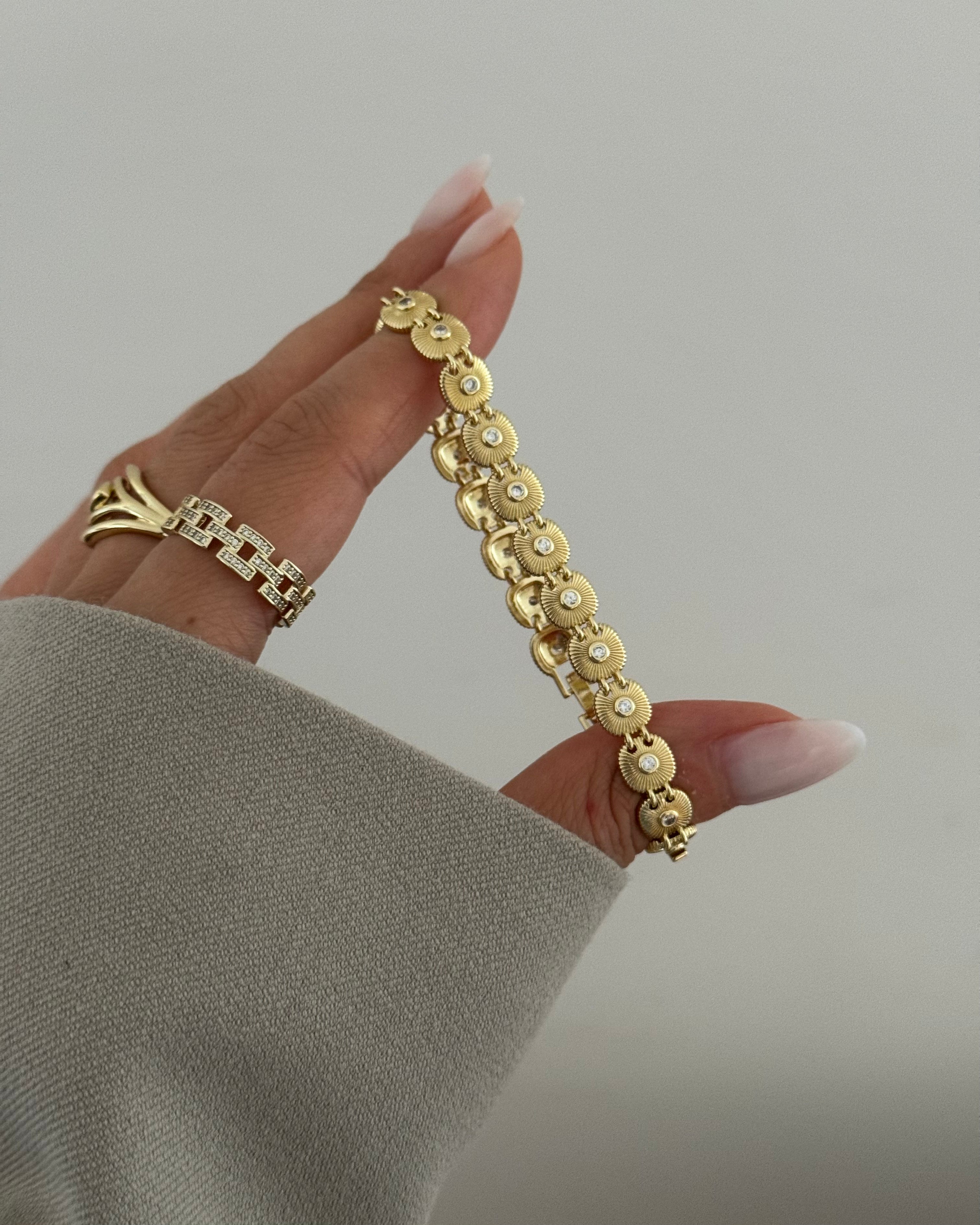 Armband VIP Sunray -14K vergoldet