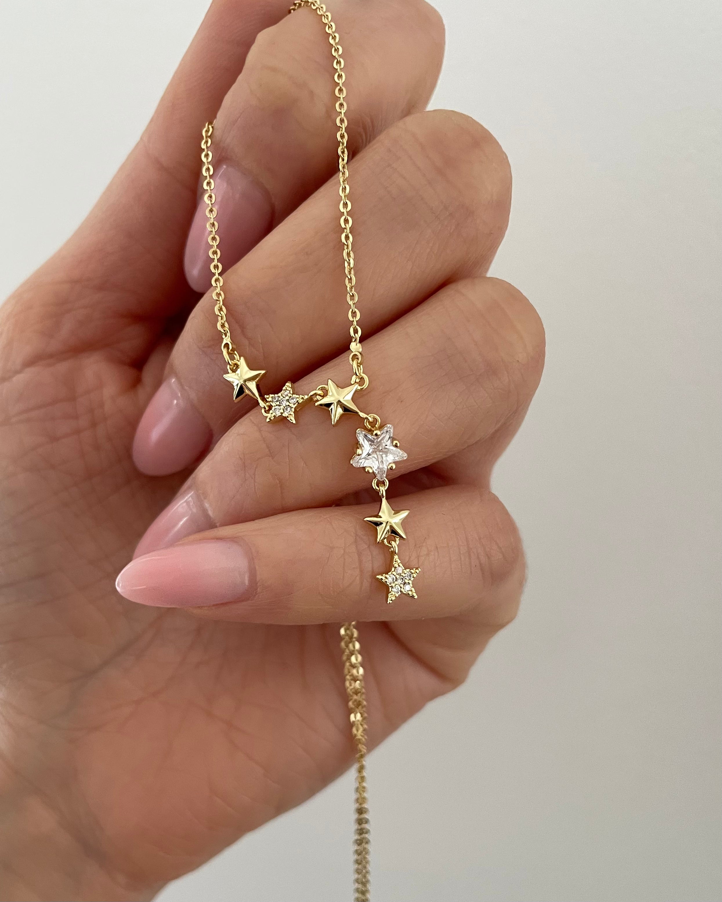 Kette Vip Fine Stars -14K vergoldet