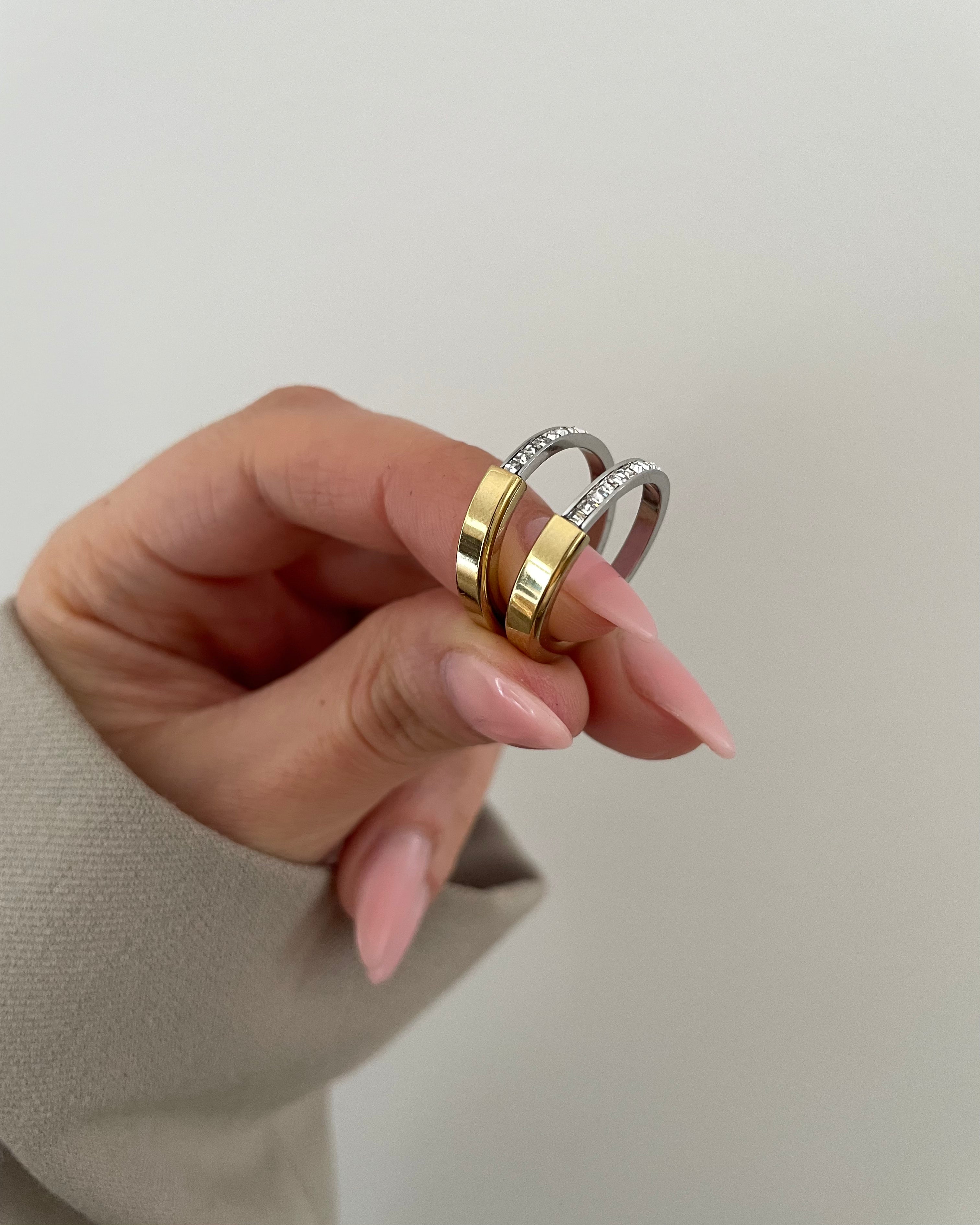 Ring Lumi -18K vergoldet