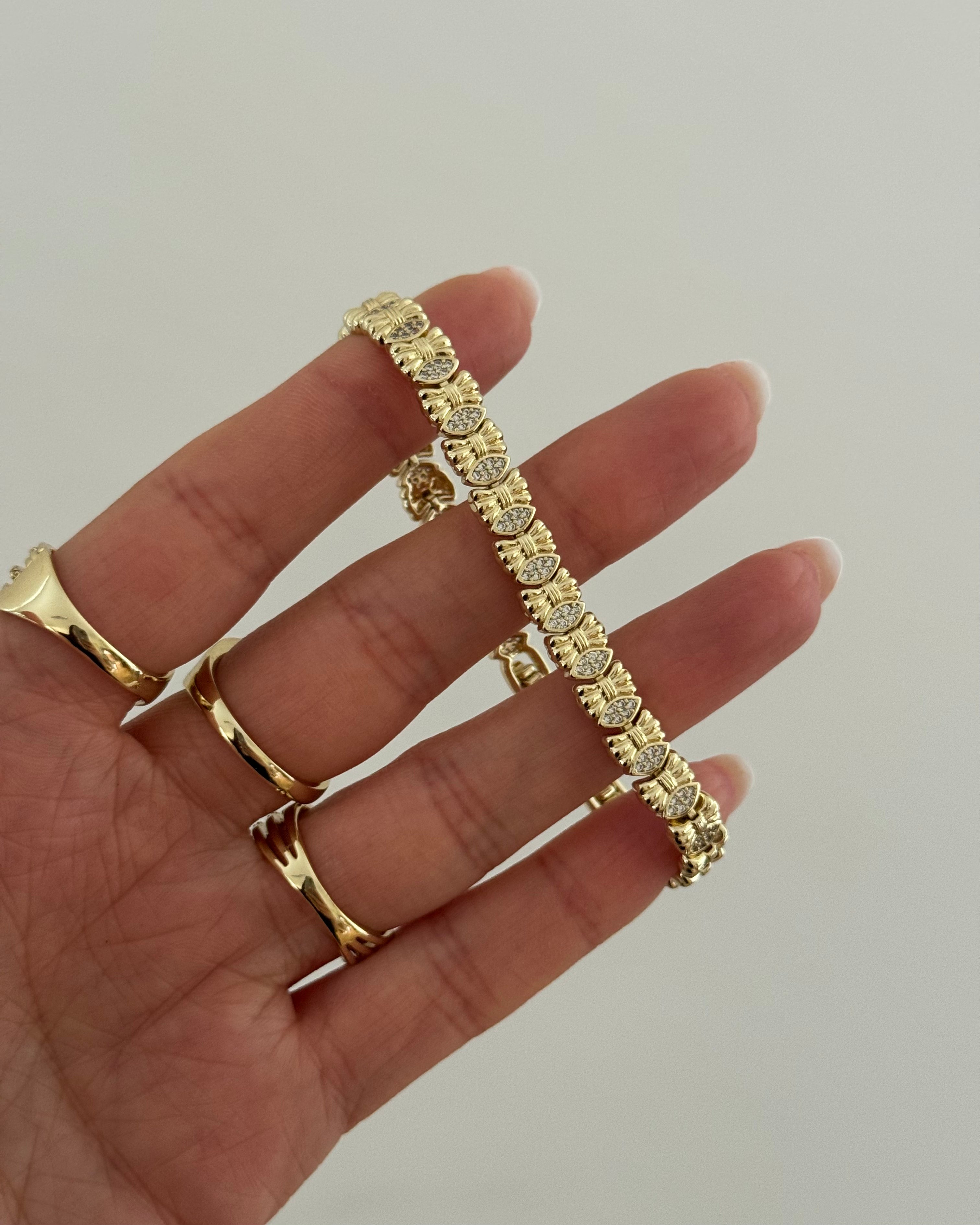 Armband VIP Bowtie -14K vergoldet