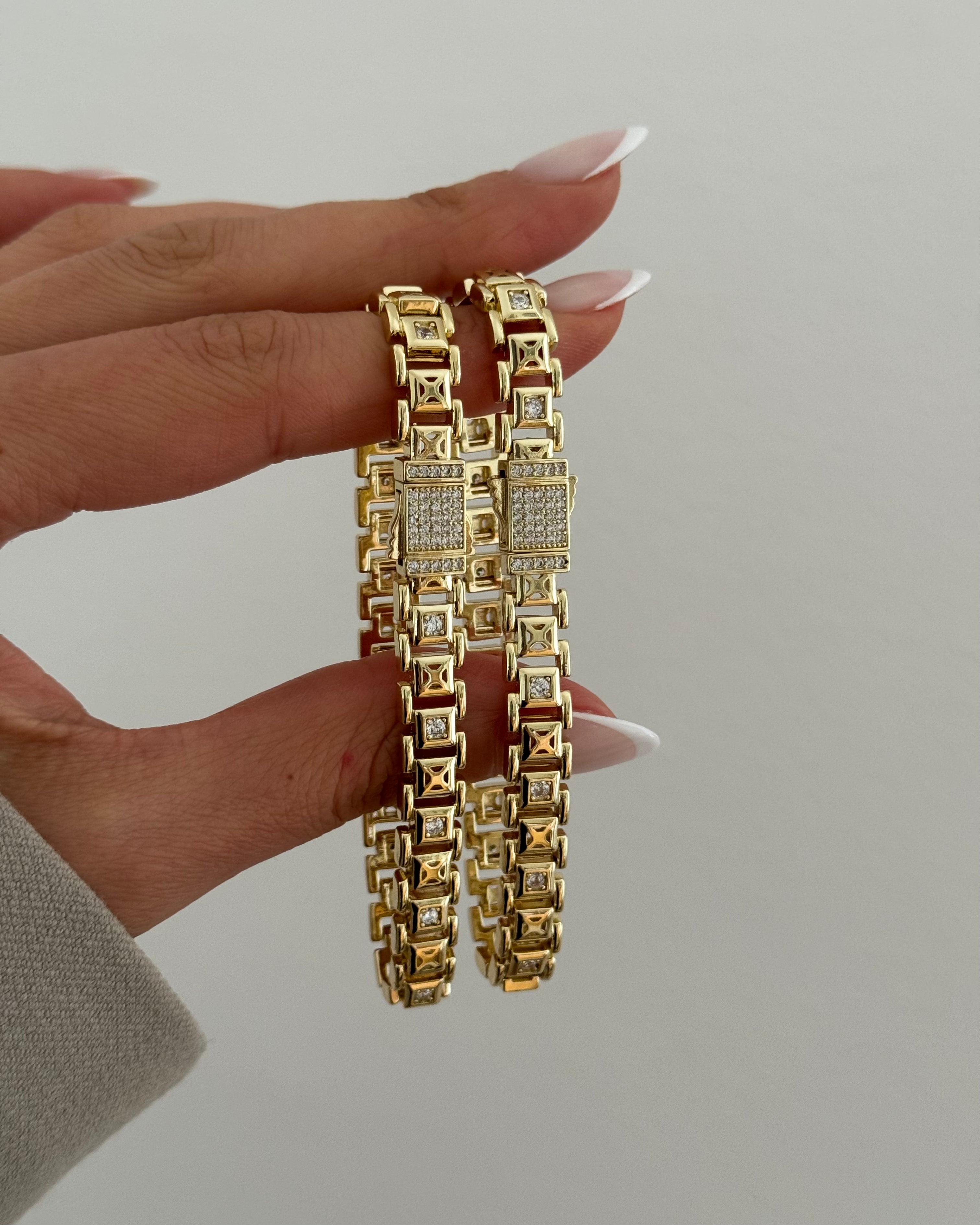 Armband VIP Gurmet Timeless- 14K vergoldet
